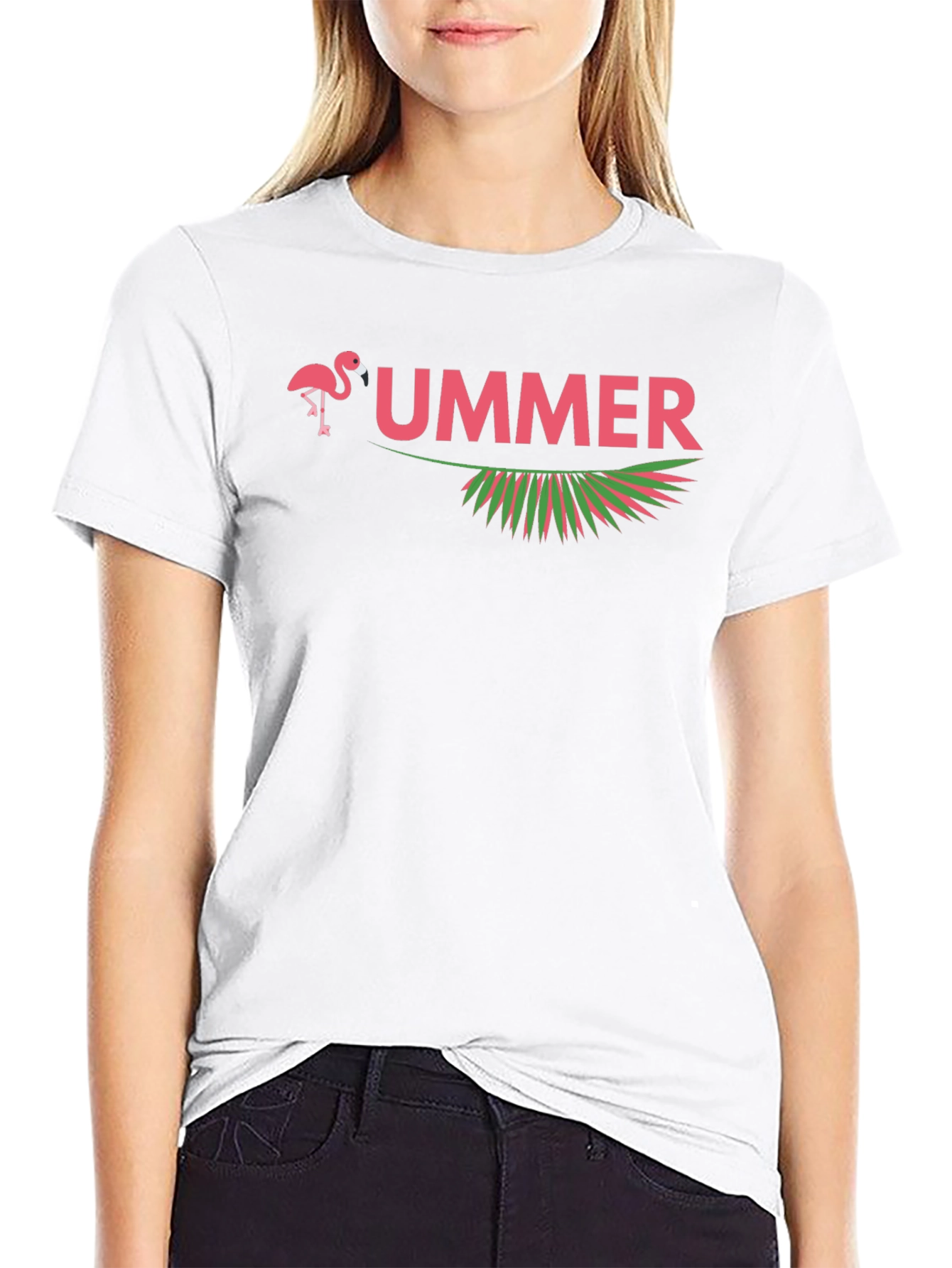 Summer Flamingo T-Shirt - Tropical Vacation Tee
