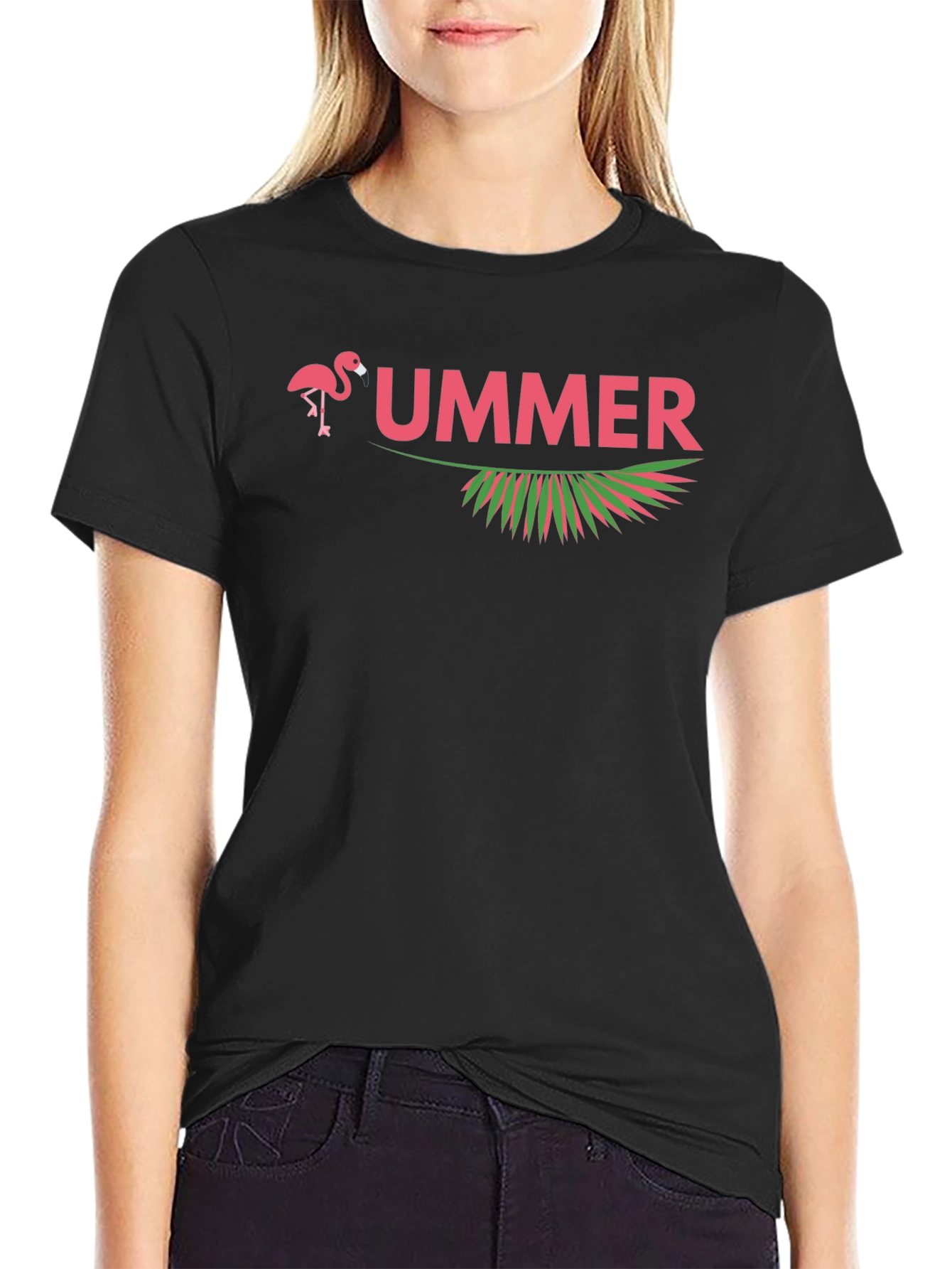 Summer Flamingo T-Shirt - Tropical Vacation Tee