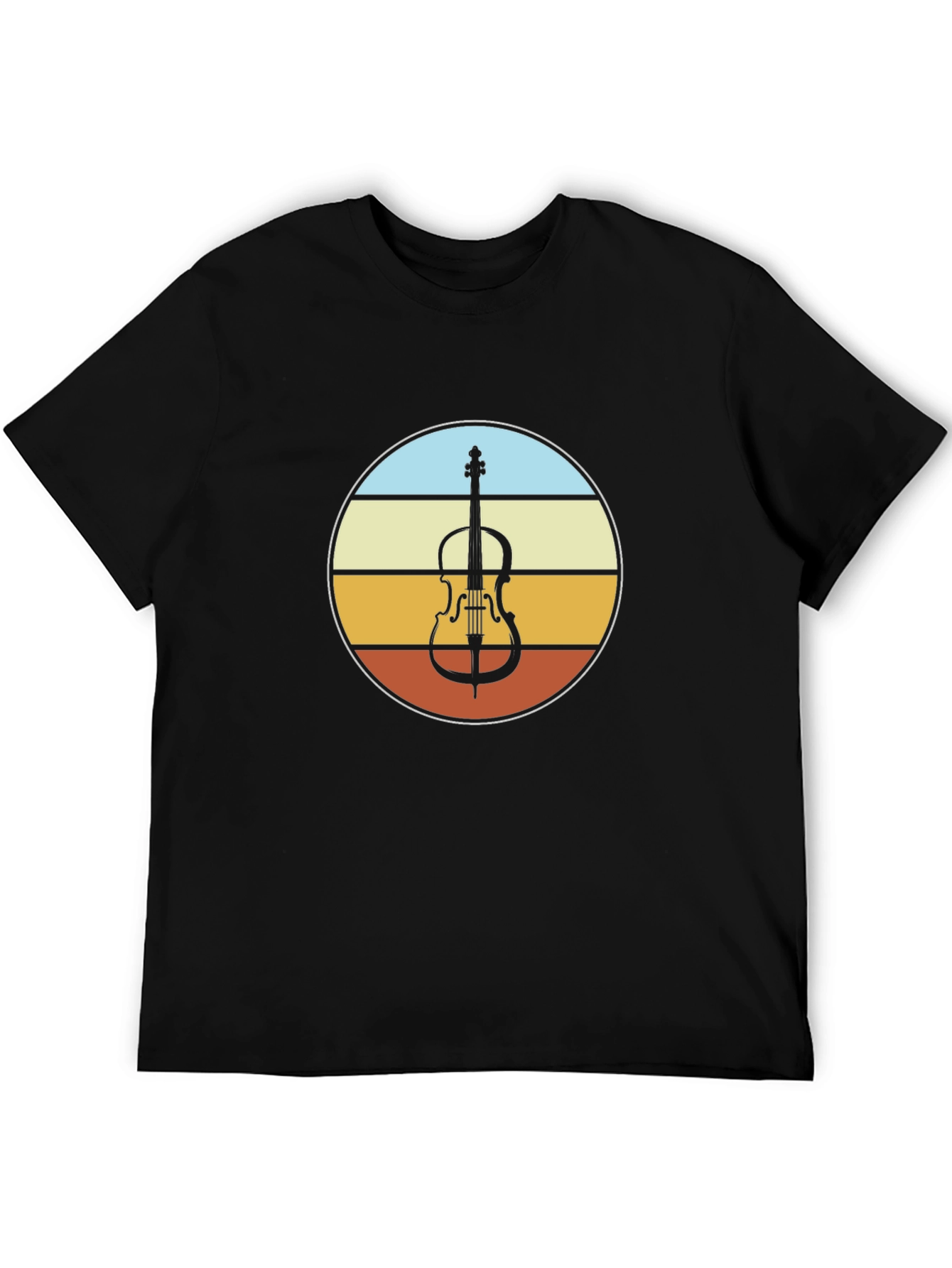 Retro Cello T-Shirt - Musician Style