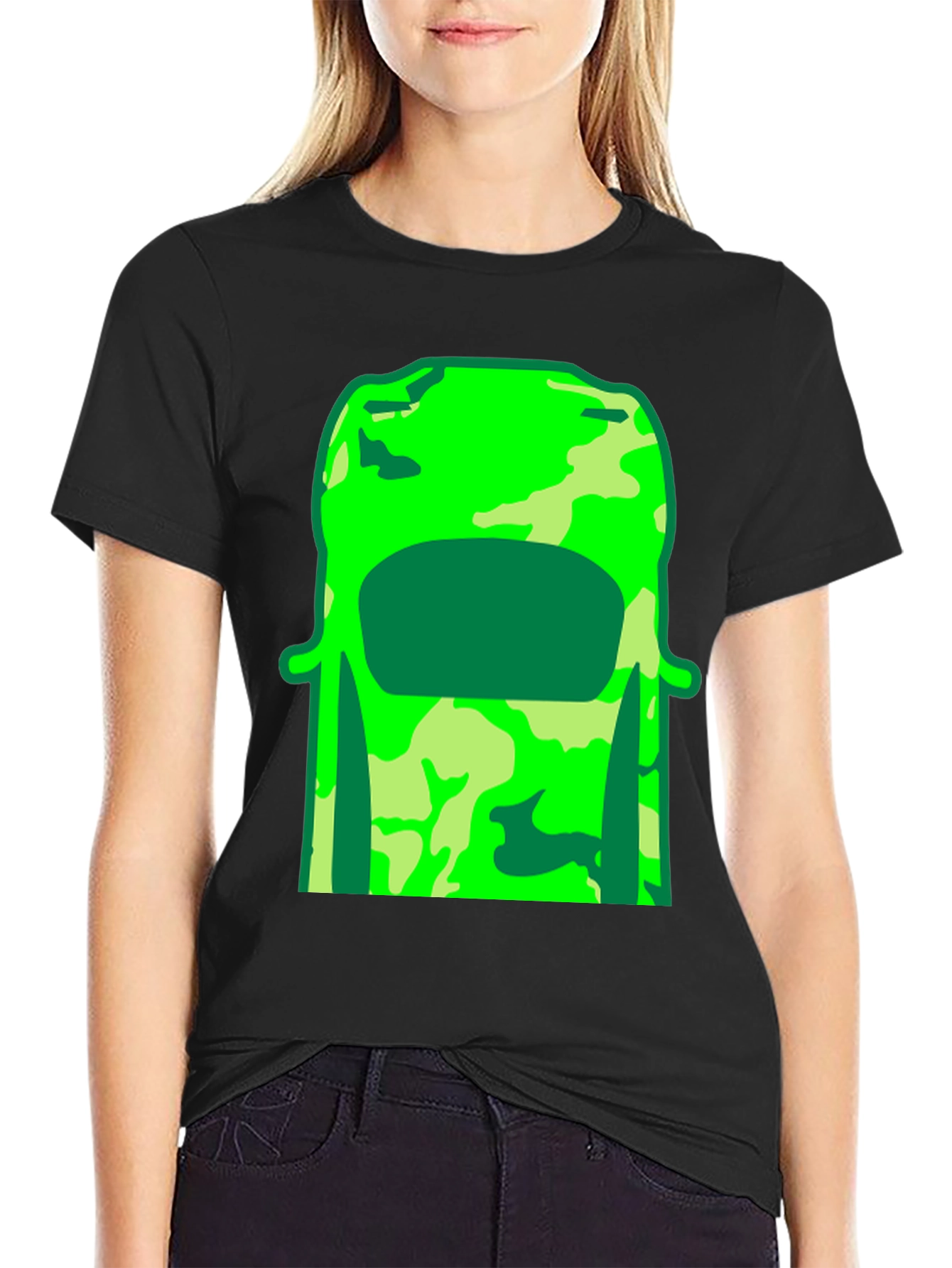 Green Camo Car T-Shirt
