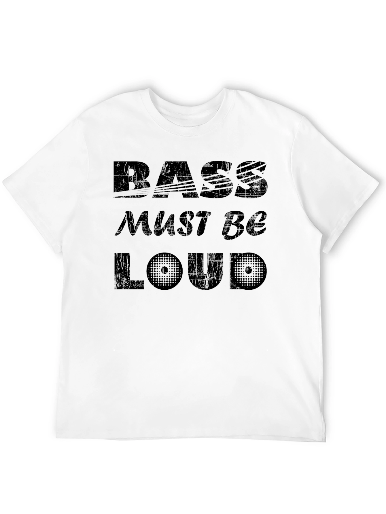 Bass Must Be Loud Black T-Shirt