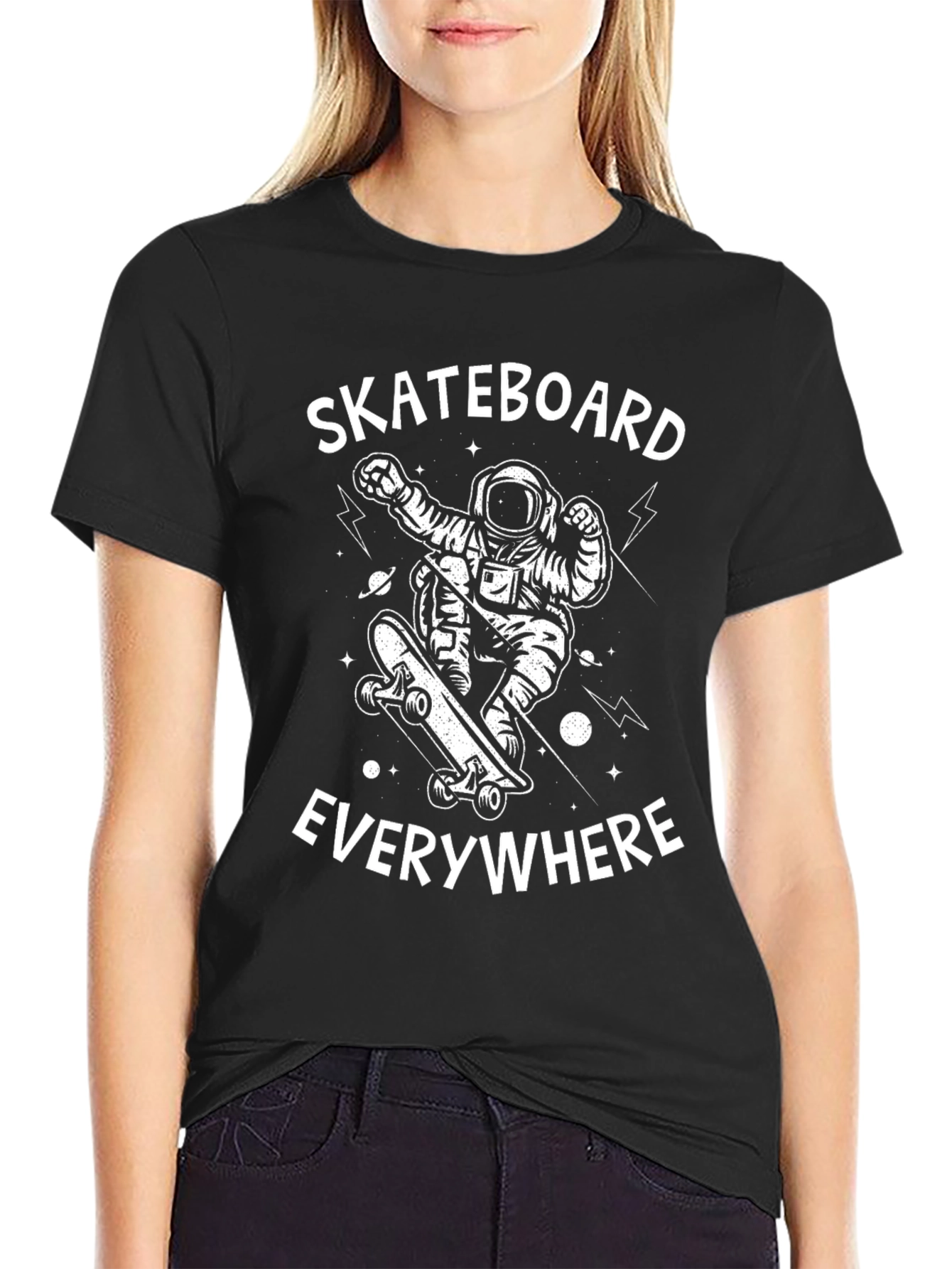Skateboard Everywhere Graphic Tee