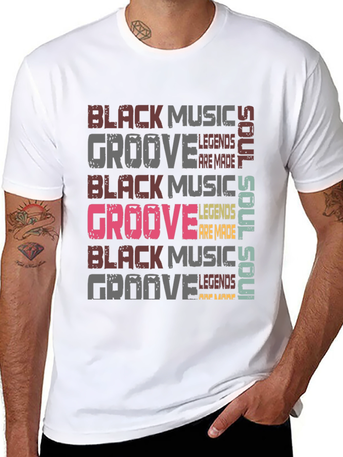 Black Music Groove Legends Soul T-Shirt