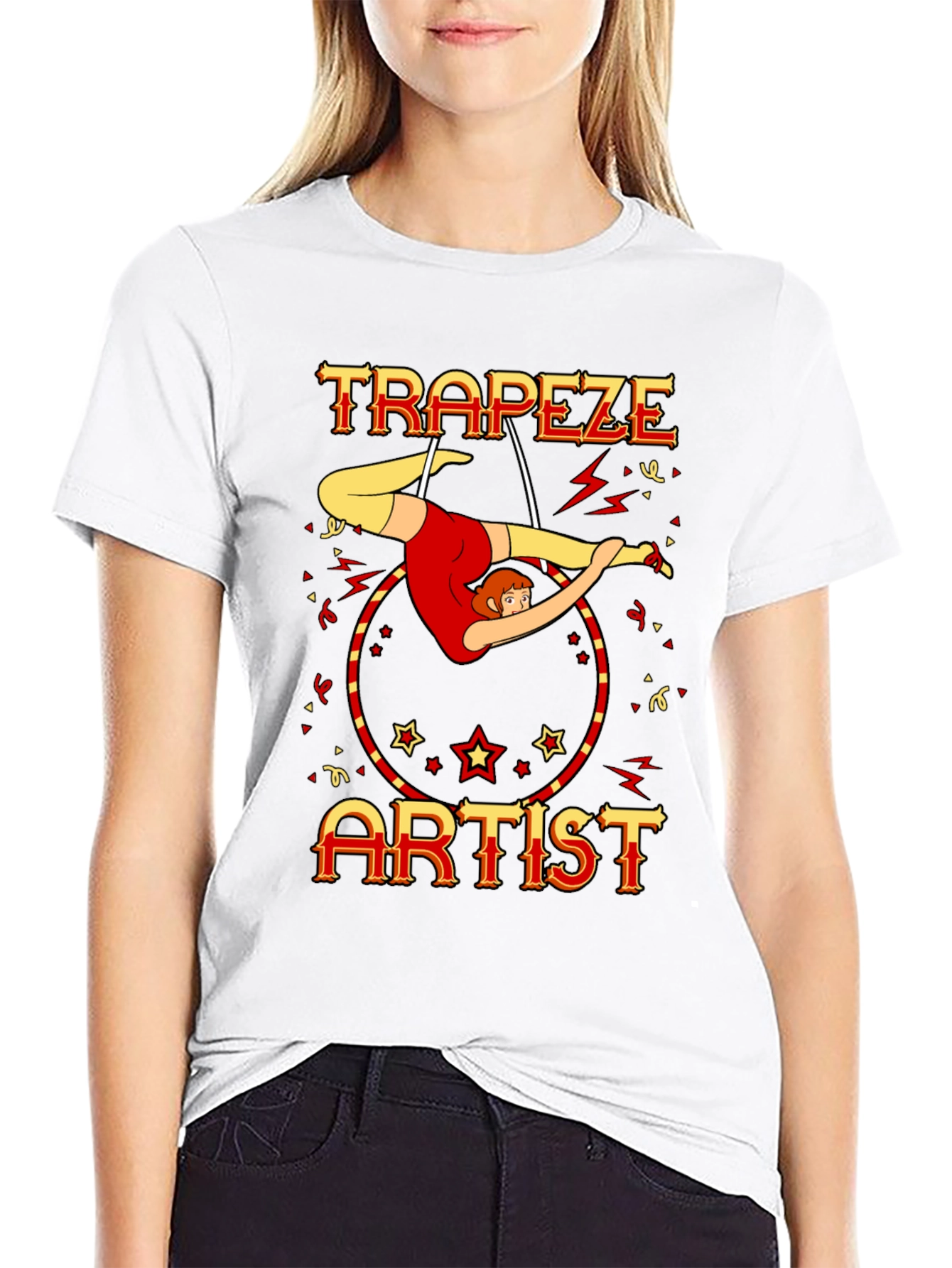 Trapeze Artist Circus Performer Graphic Tee