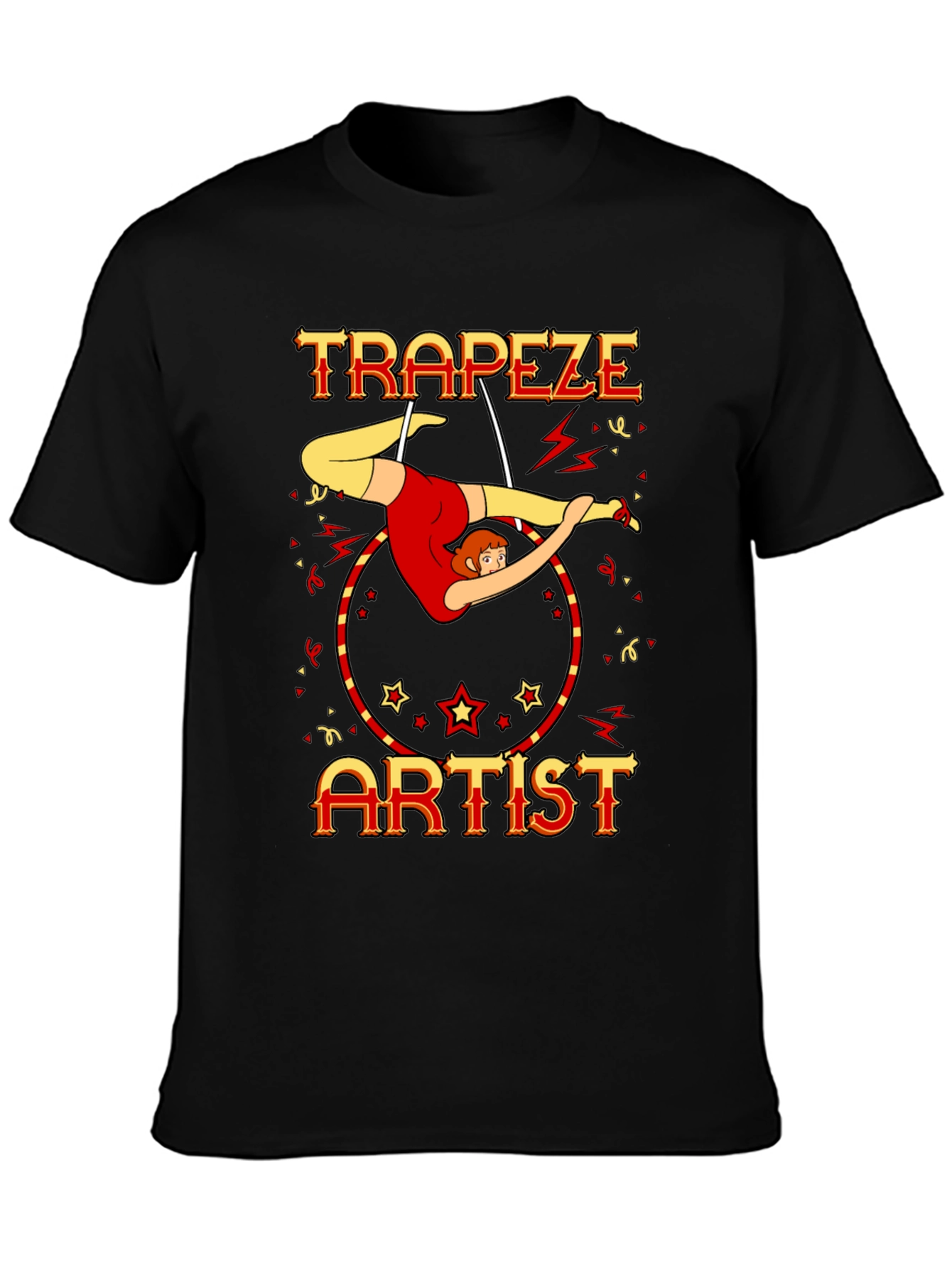 Trapeze Artist Circus Performer Graphic Tee