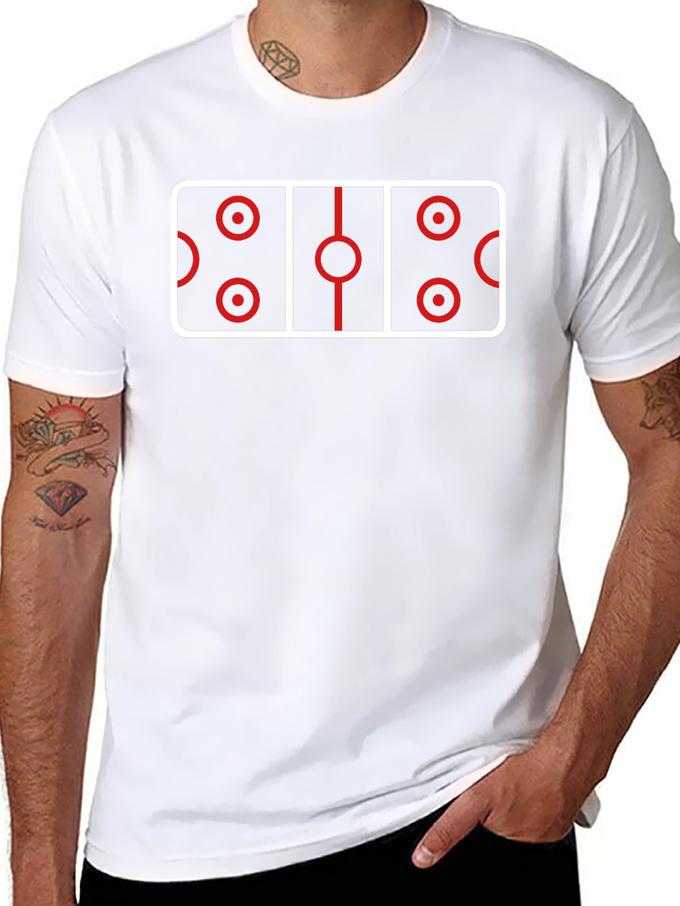 Domino T-Shirt - Retro Graphic Tee