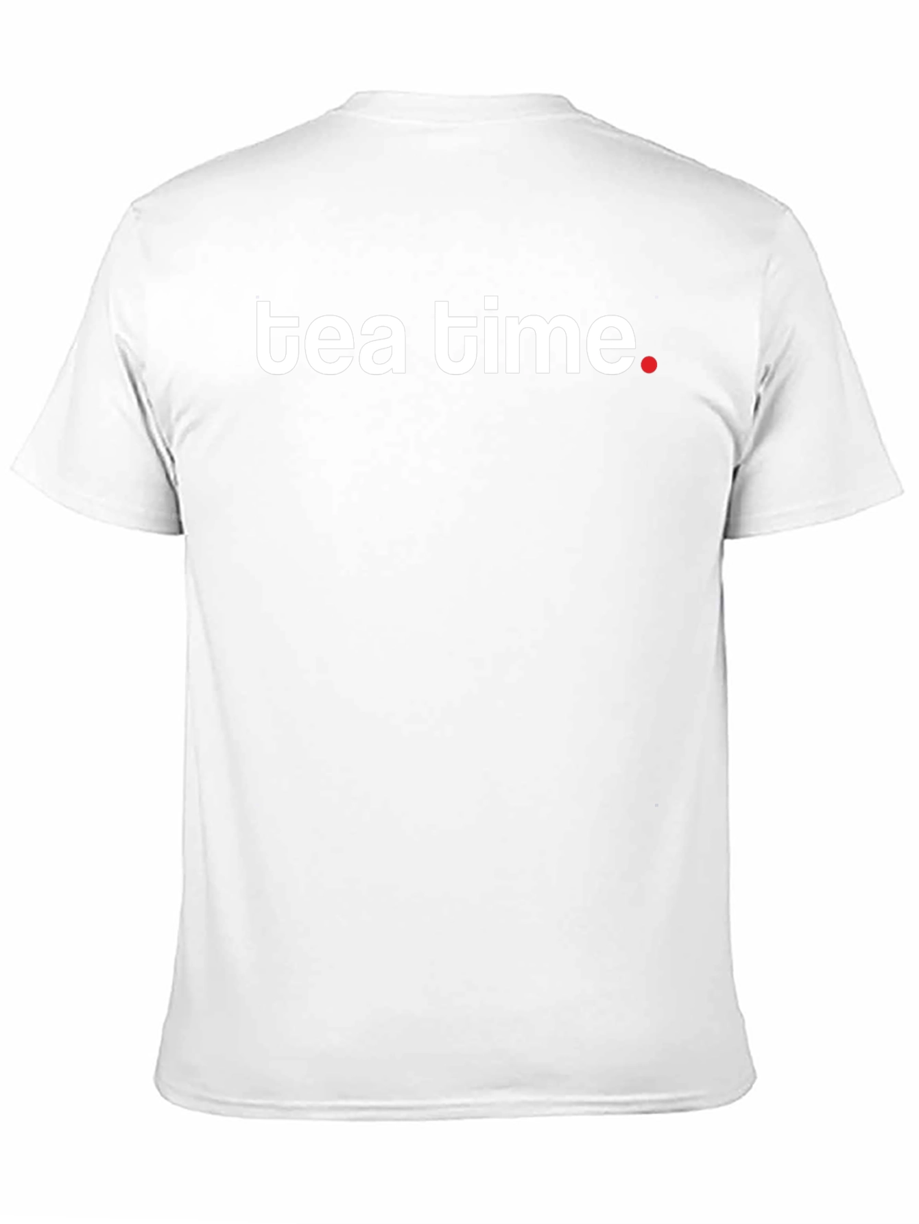 Tea Time Black T-Shirt - Stylish Casual Tee