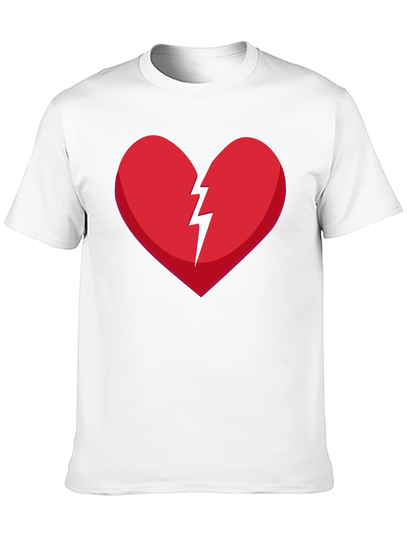 Broken Heart Graphic Tee - Black