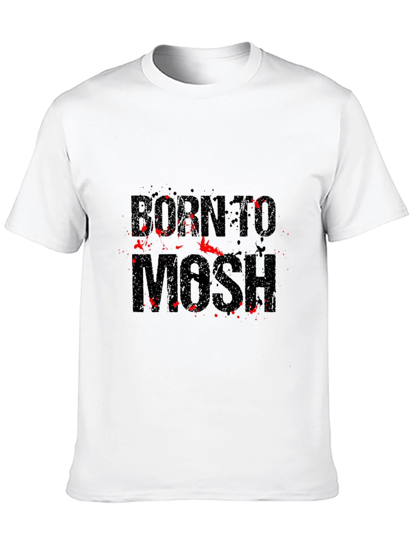 Born To Mosh Black Graphic Tee