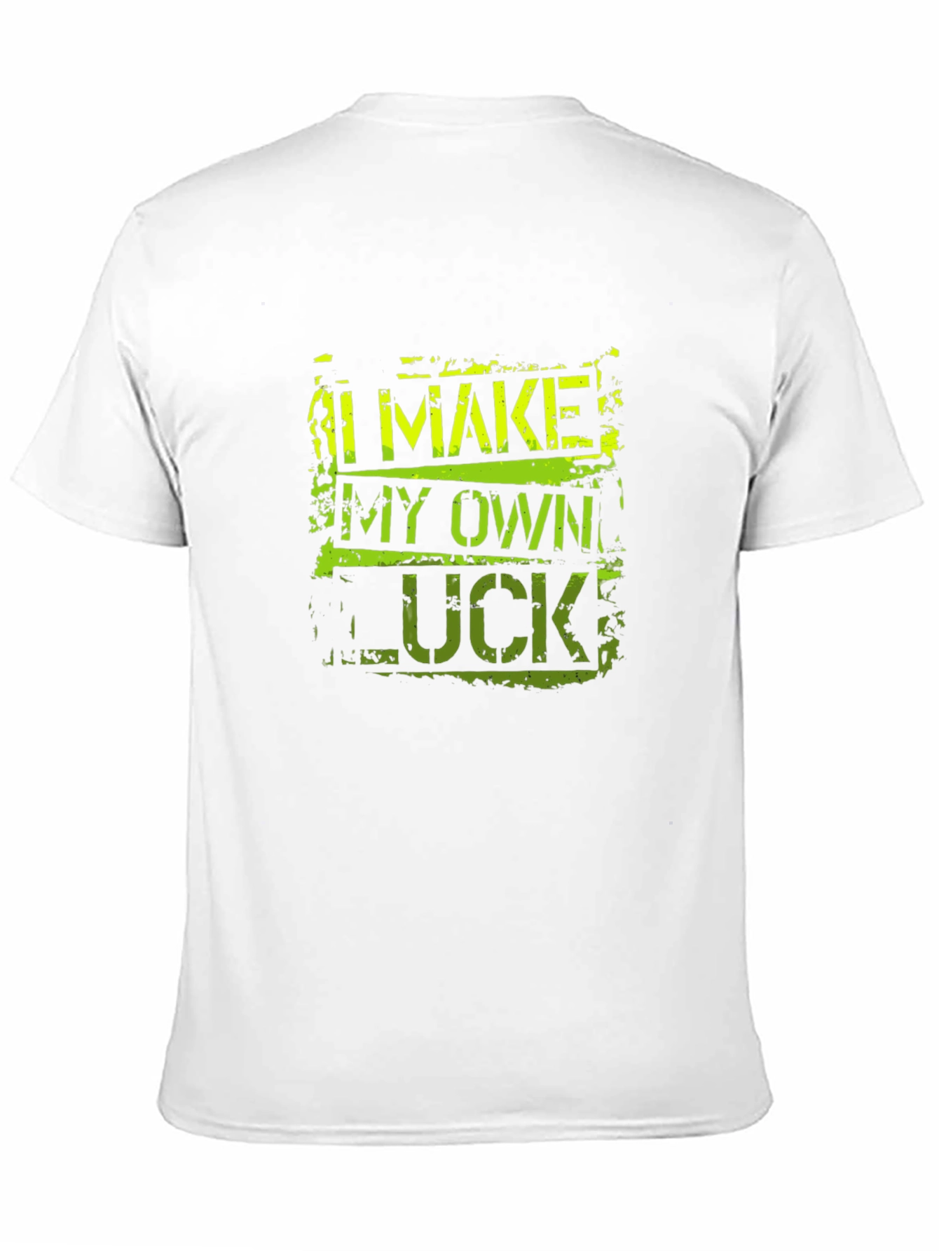 I Make My Own Luck Black Graphic Tee