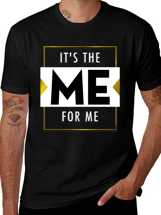 Its The Me For Me Graphic Tee - Black