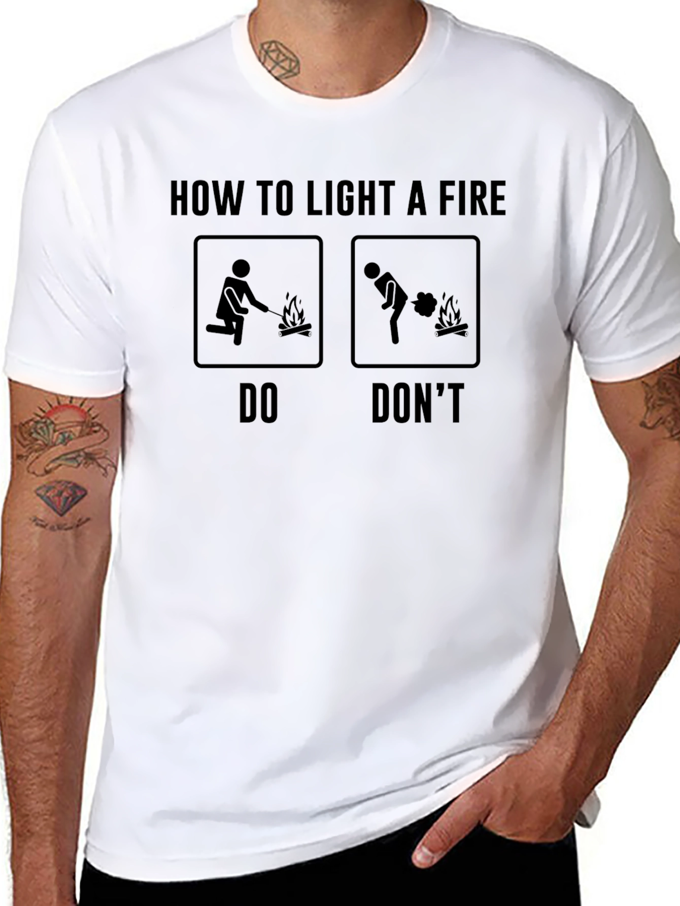 How To Light A Fire Graphic Tee
