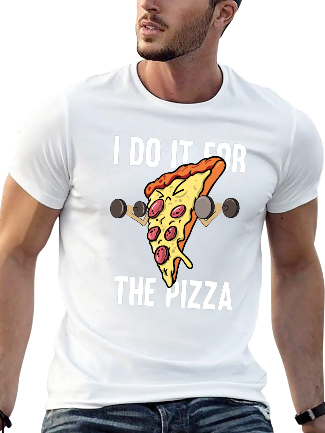 I Do It For The Pizza Graphic T-Shirt
