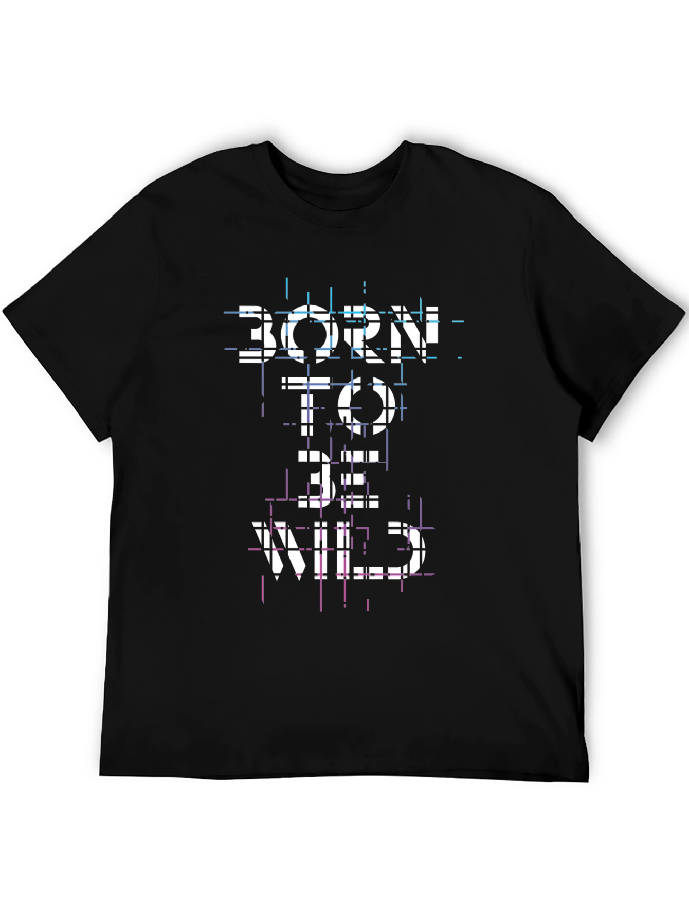 Born to Be Wild Graphic Tee - Black