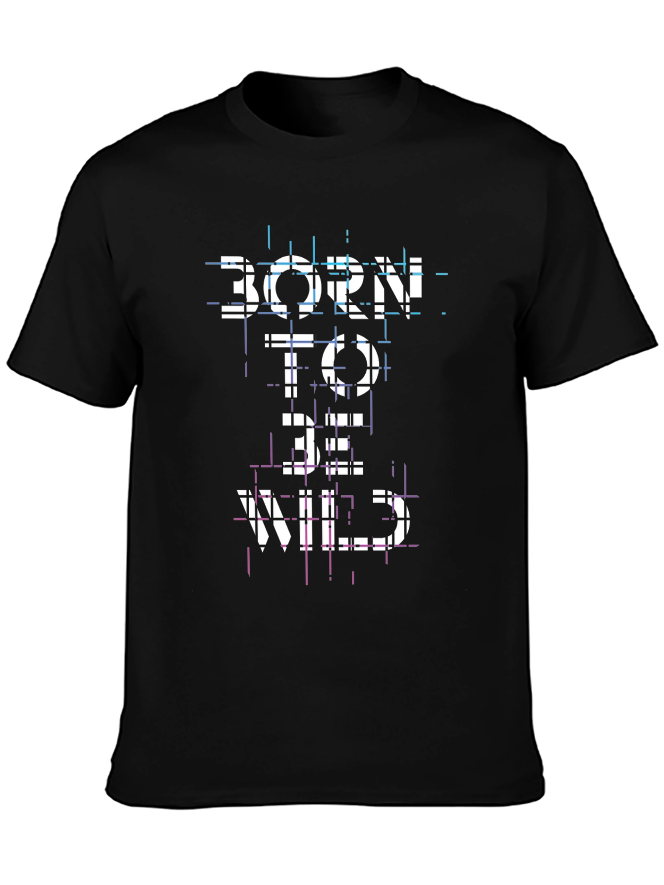 Born to Be Wild Graphic Tee - Black