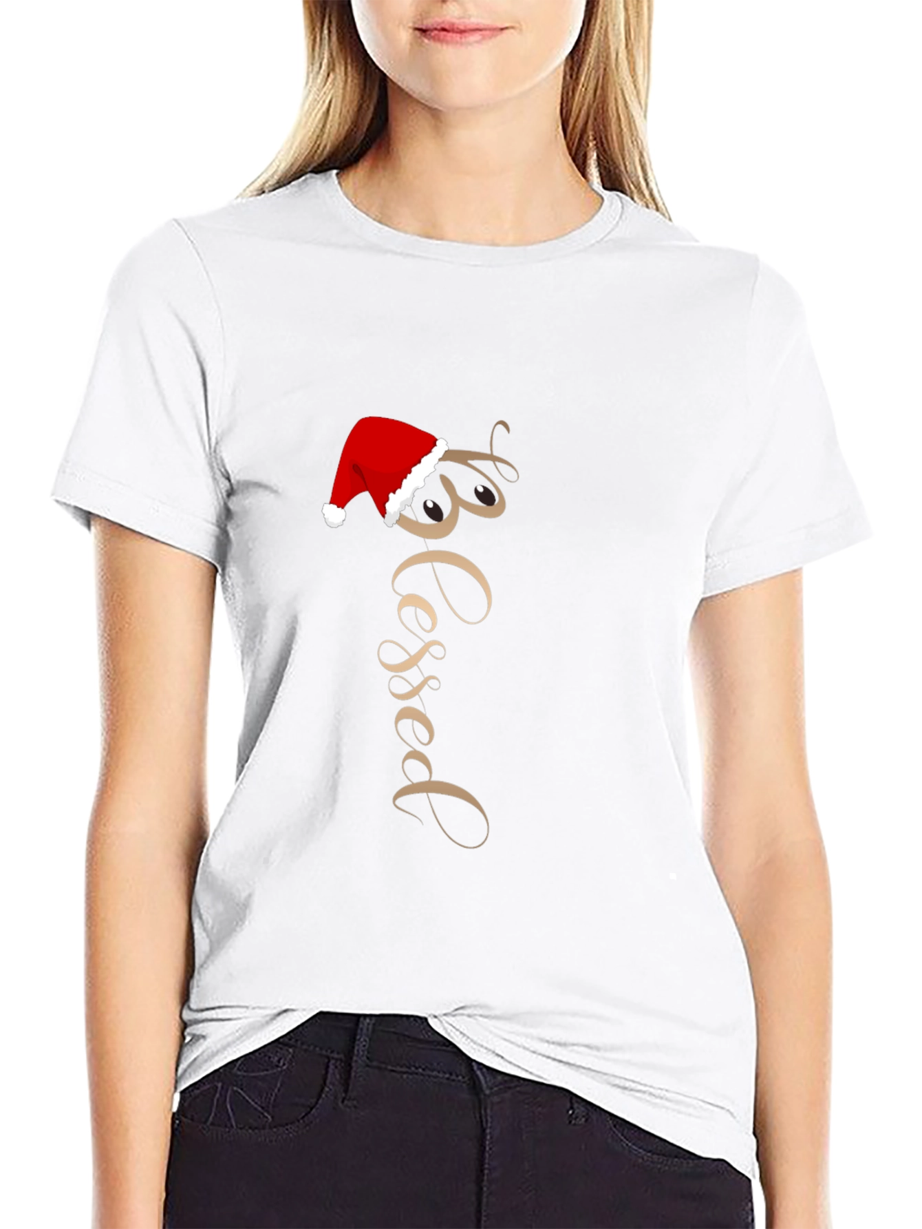 Blessed Christmas Graphic T-Shirt
