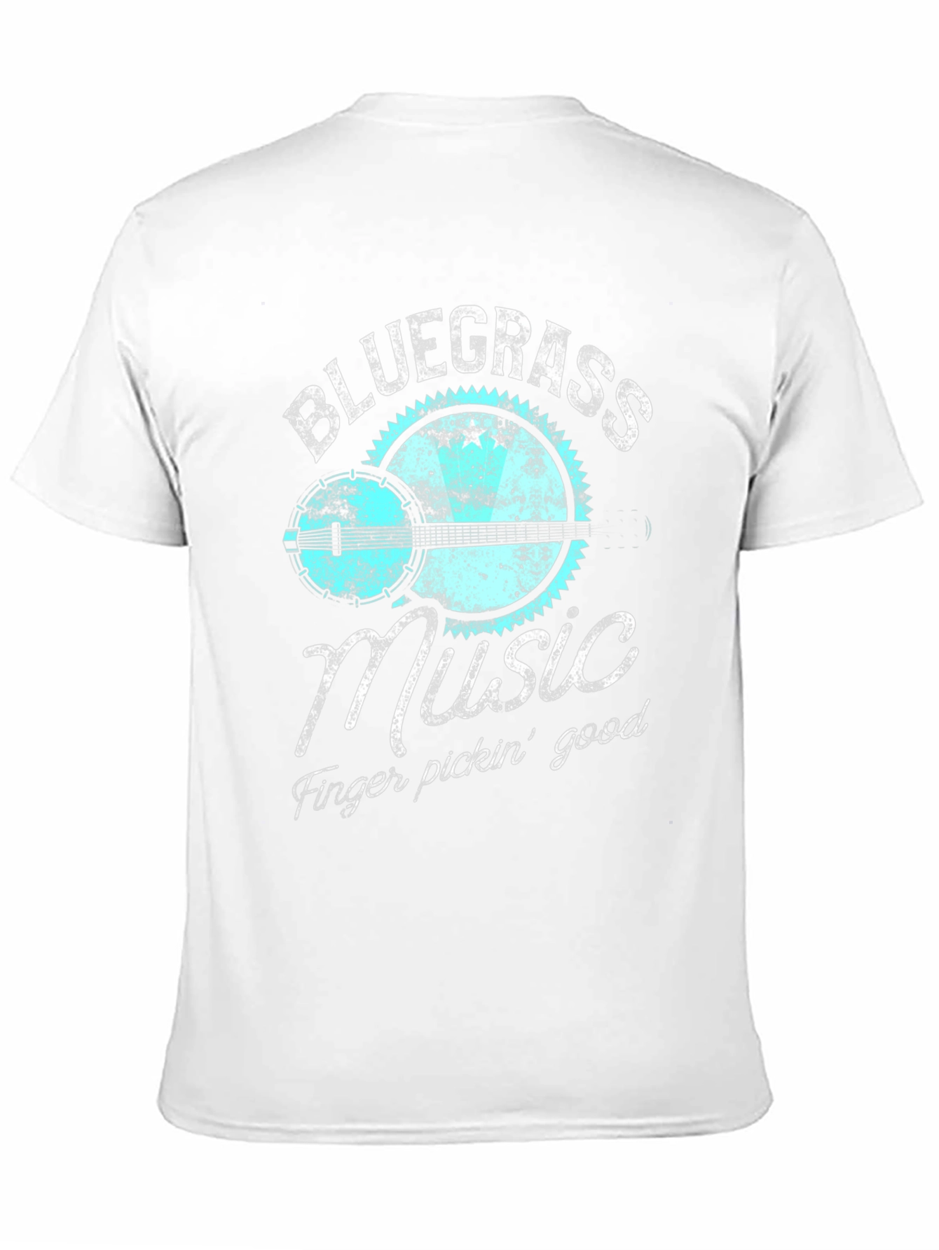 Bluegrass Music Banjo Graphic T-Shirt