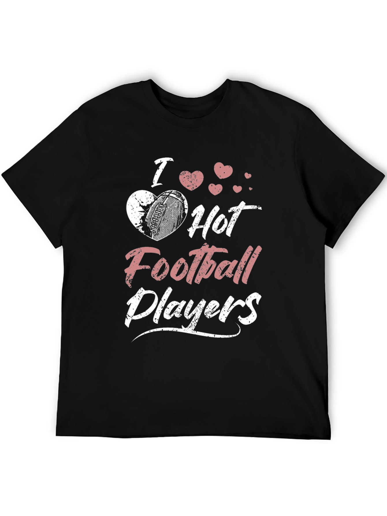 I Heart Hot Football Players Graphic T-Shirt