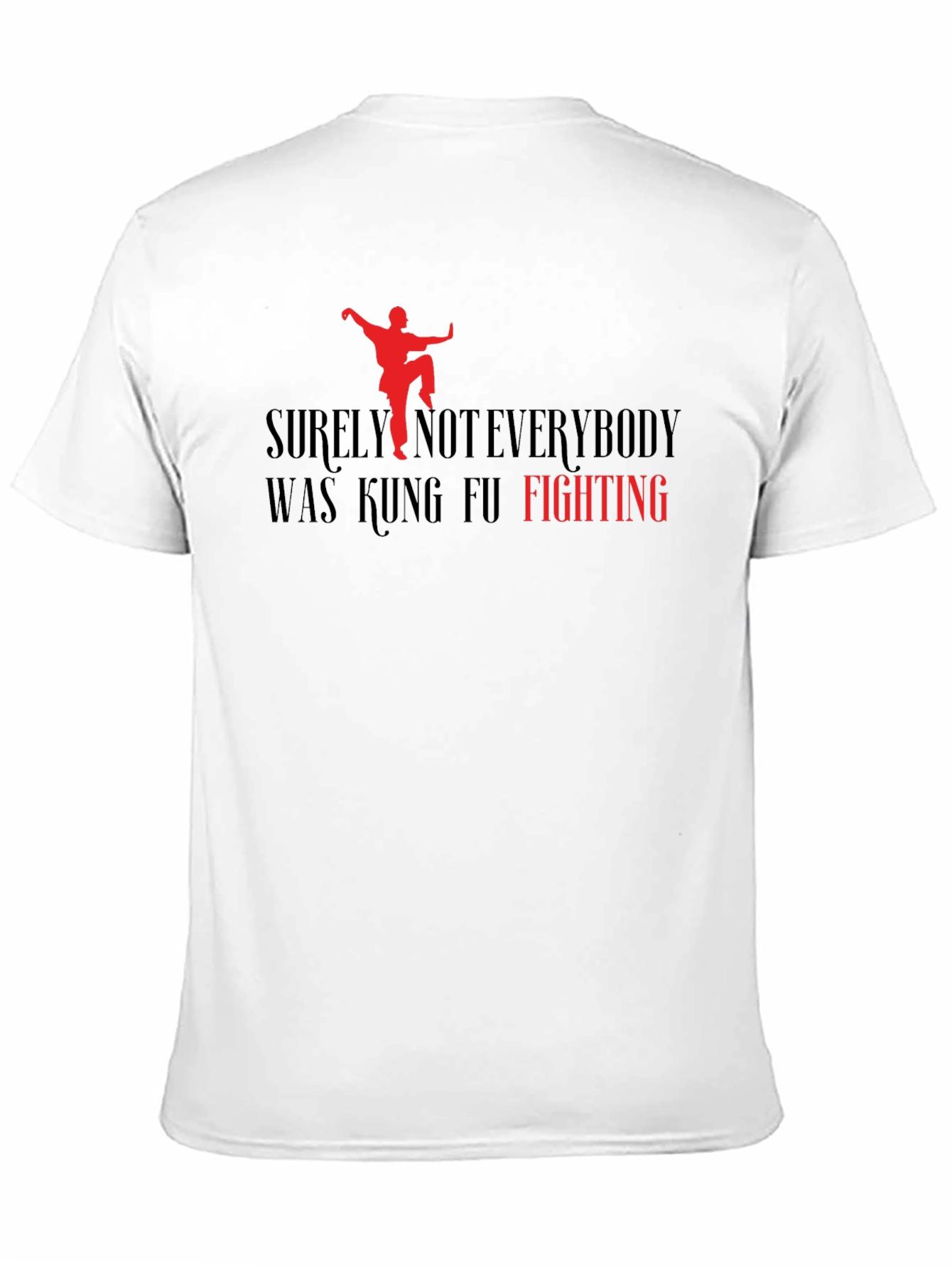 Kung Fu Fighting Graphic Tee - Black