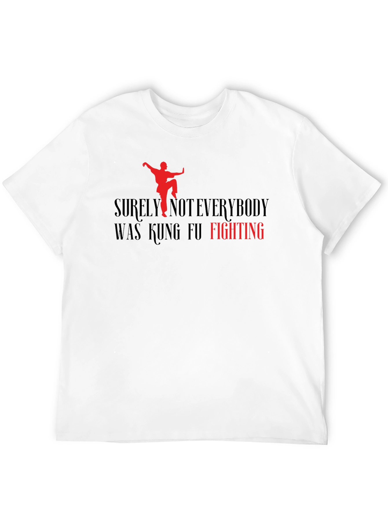 Kung Fu Fighting Graphic Tee - Black