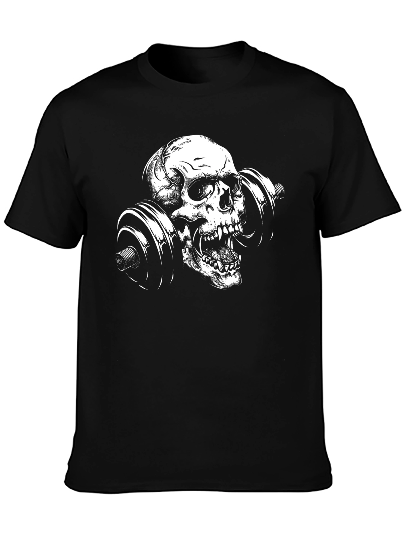 Skull Barbell Graphic Tee