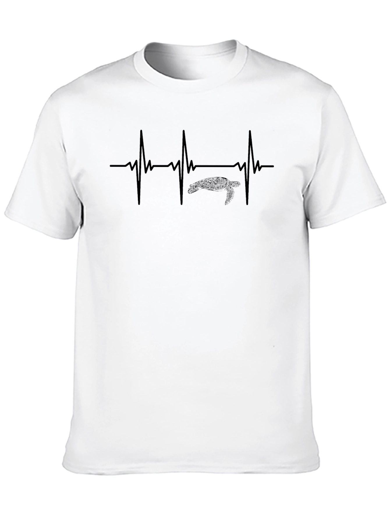 Turtle Heartbeat T-Shirt - Sea Life Love