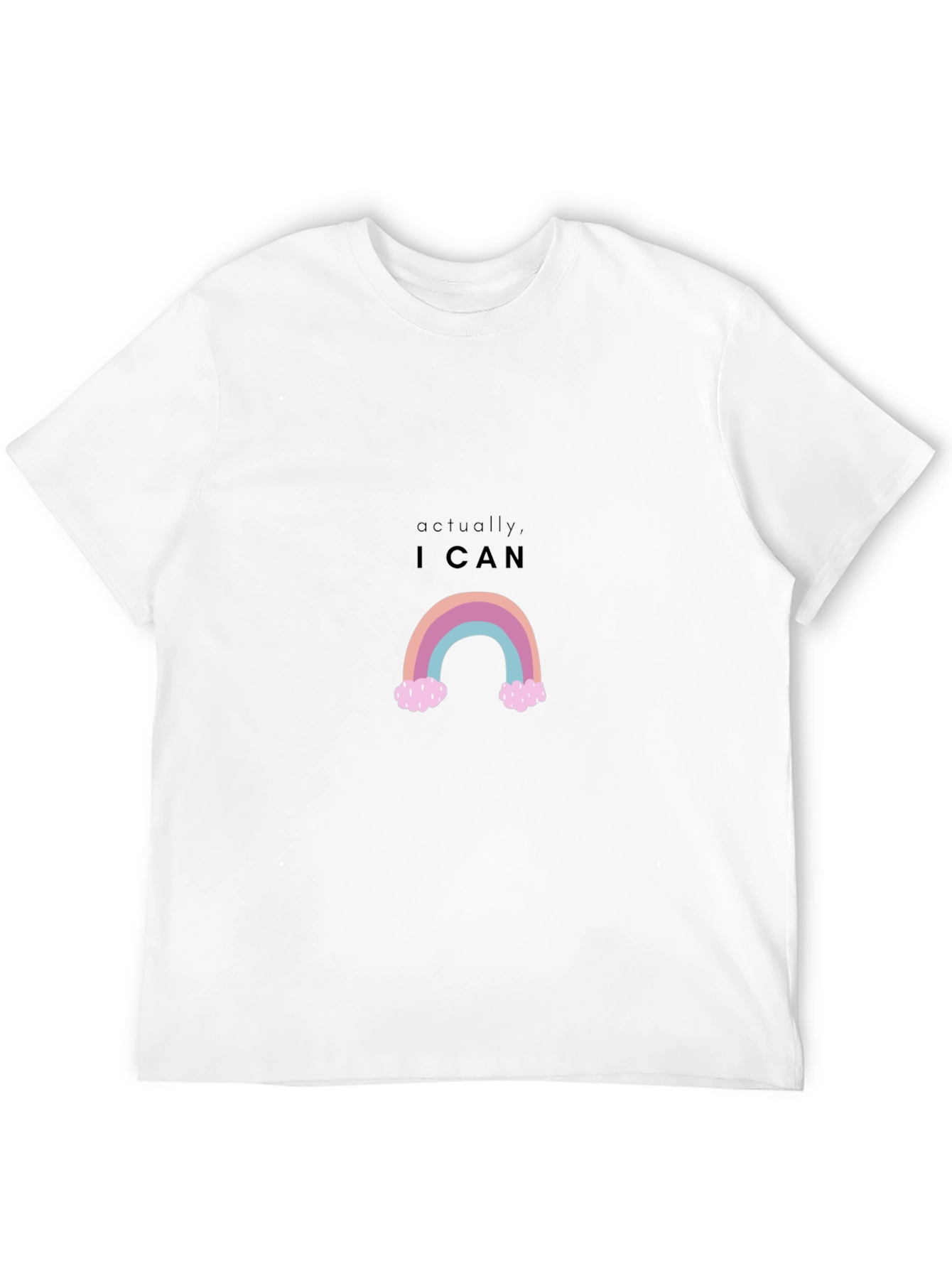 Actually I Can Rainbow T-Shirt