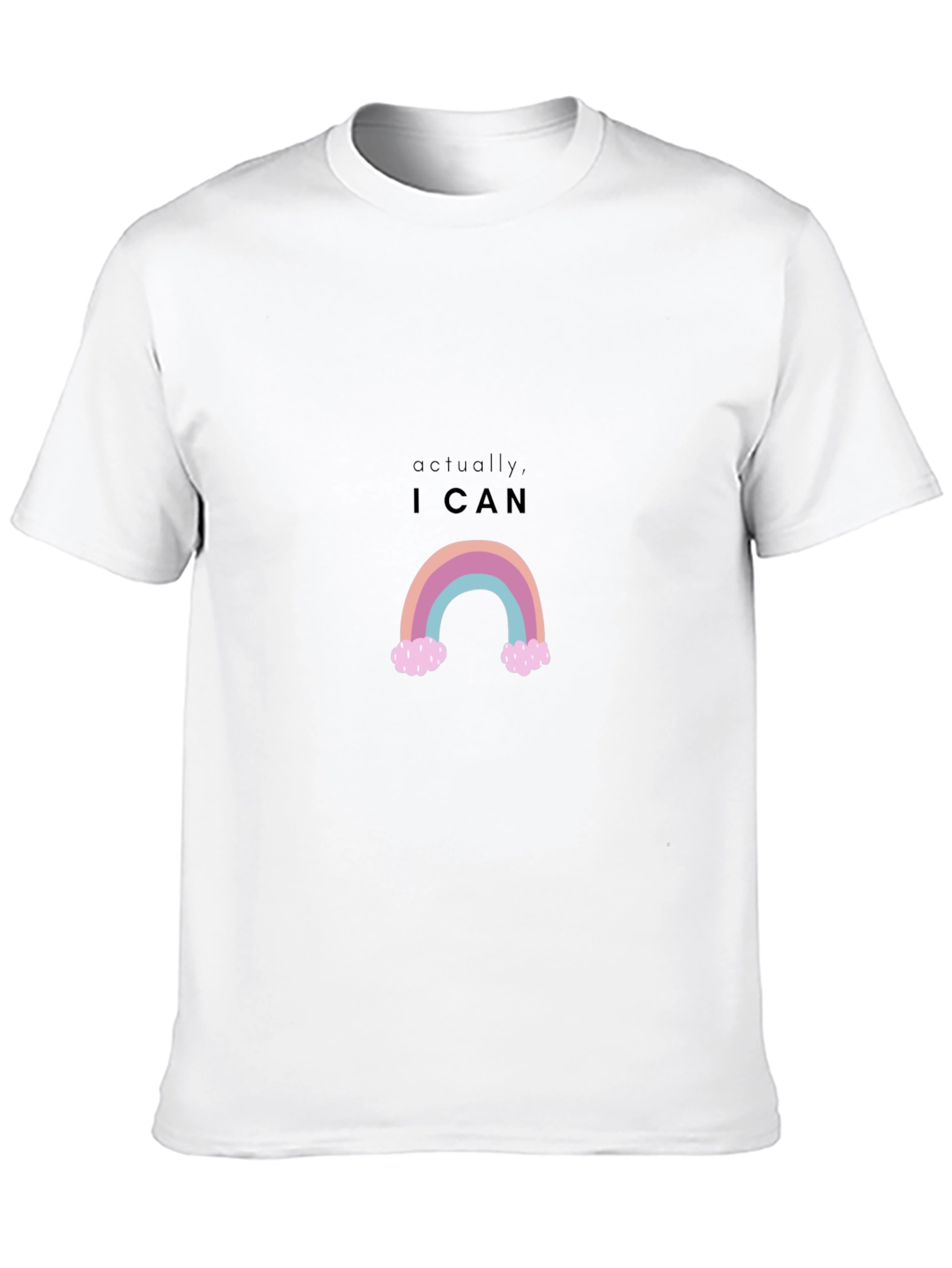 Actually I Can Rainbow T-Shirt