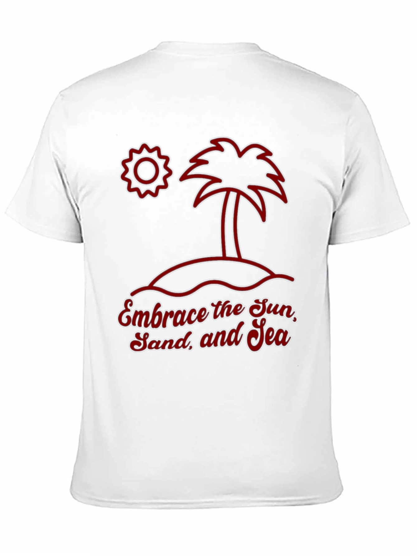 Embrace the Sun Sand and Sea Graphic T-Shirt