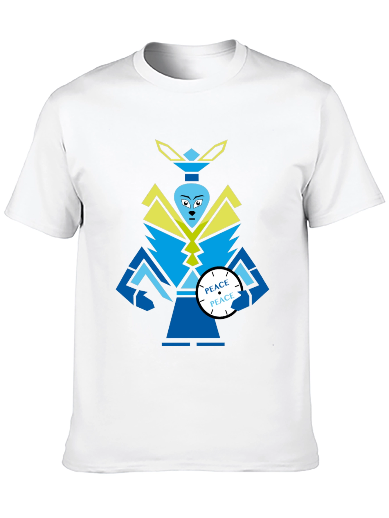 Peace Robot Graphic Tee - Unique Design