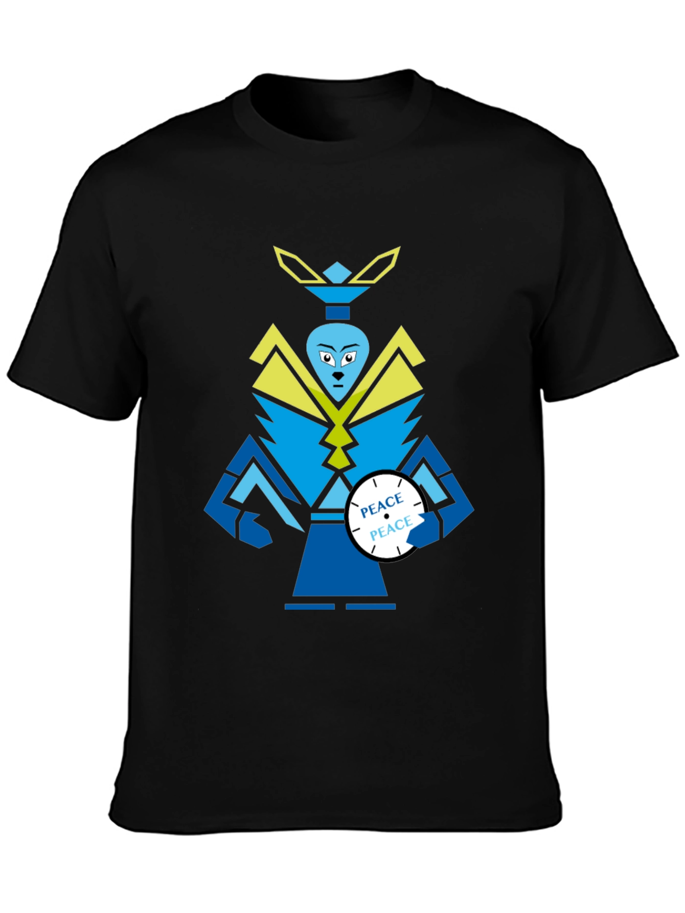 Peace Robot Graphic Tee - Unique Design