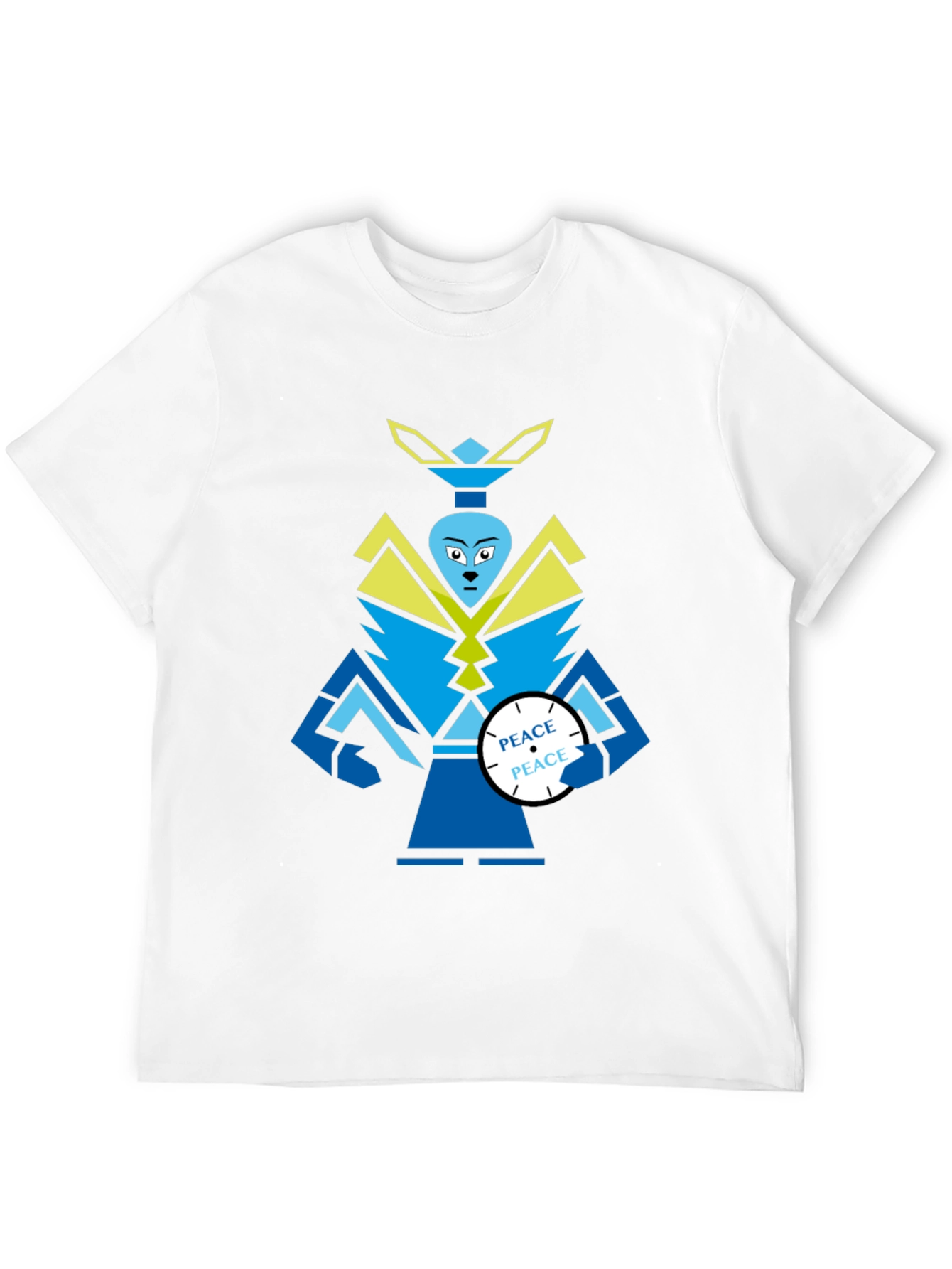 Peace Robot Graphic Tee - Unique Design