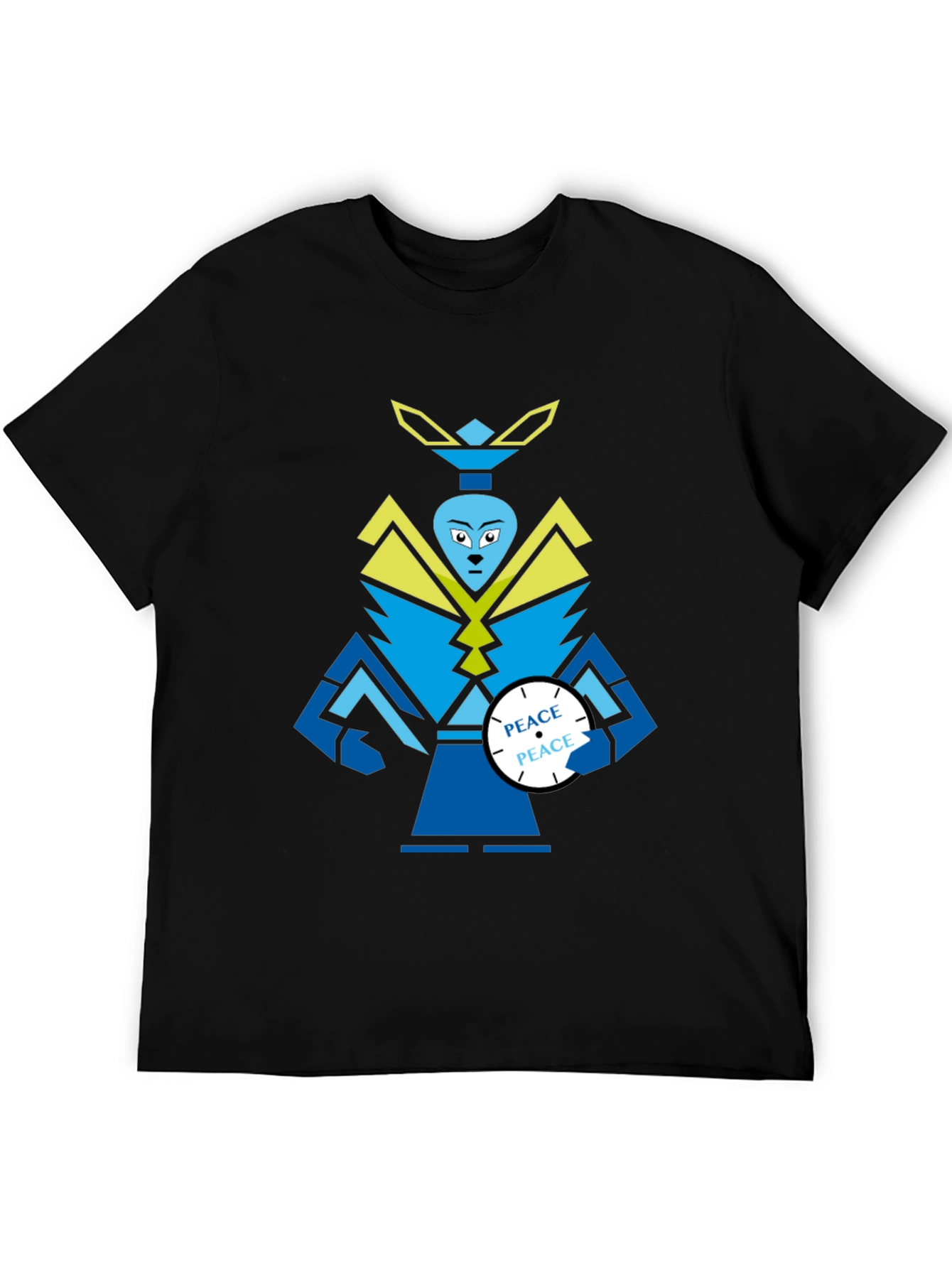 Peace Robot Graphic Tee - Unique Design