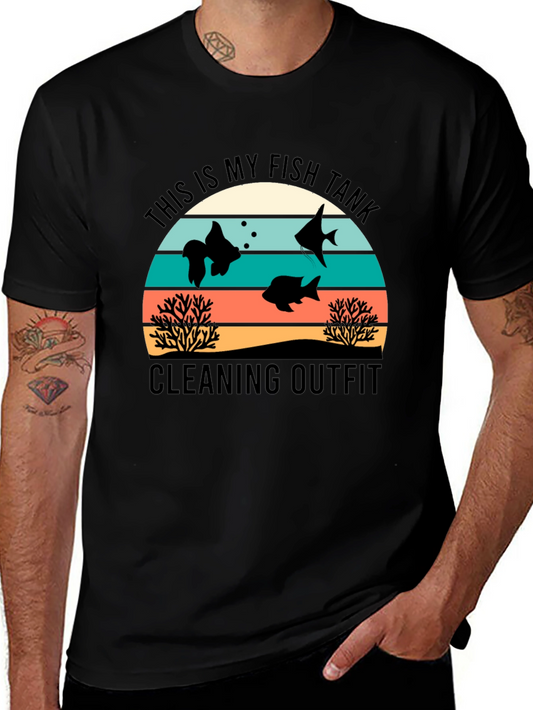 Fish Tank Cleaning Outfit T-Shirt