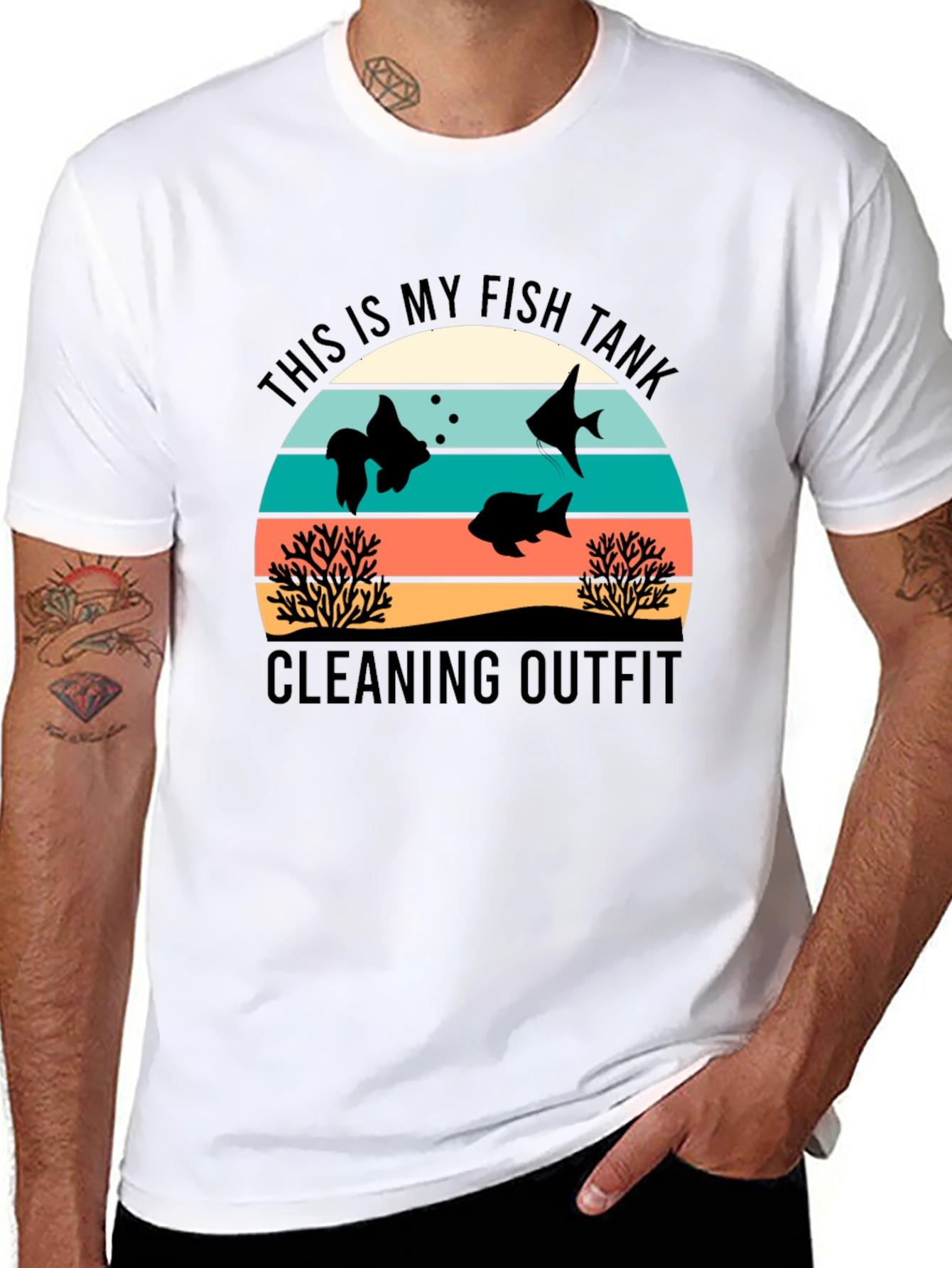 Fish Tank Cleaning Outfit T-Shirt