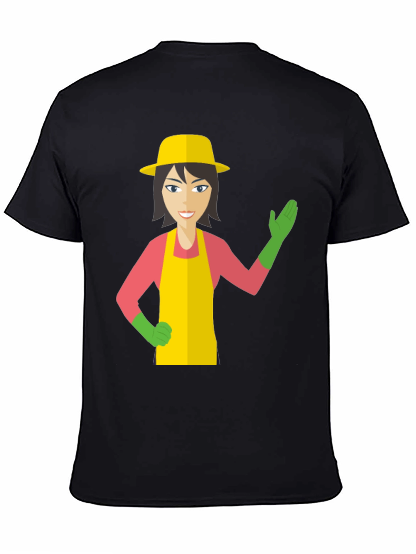 Gardener Graphic Tee - Unique Cartoon Design
