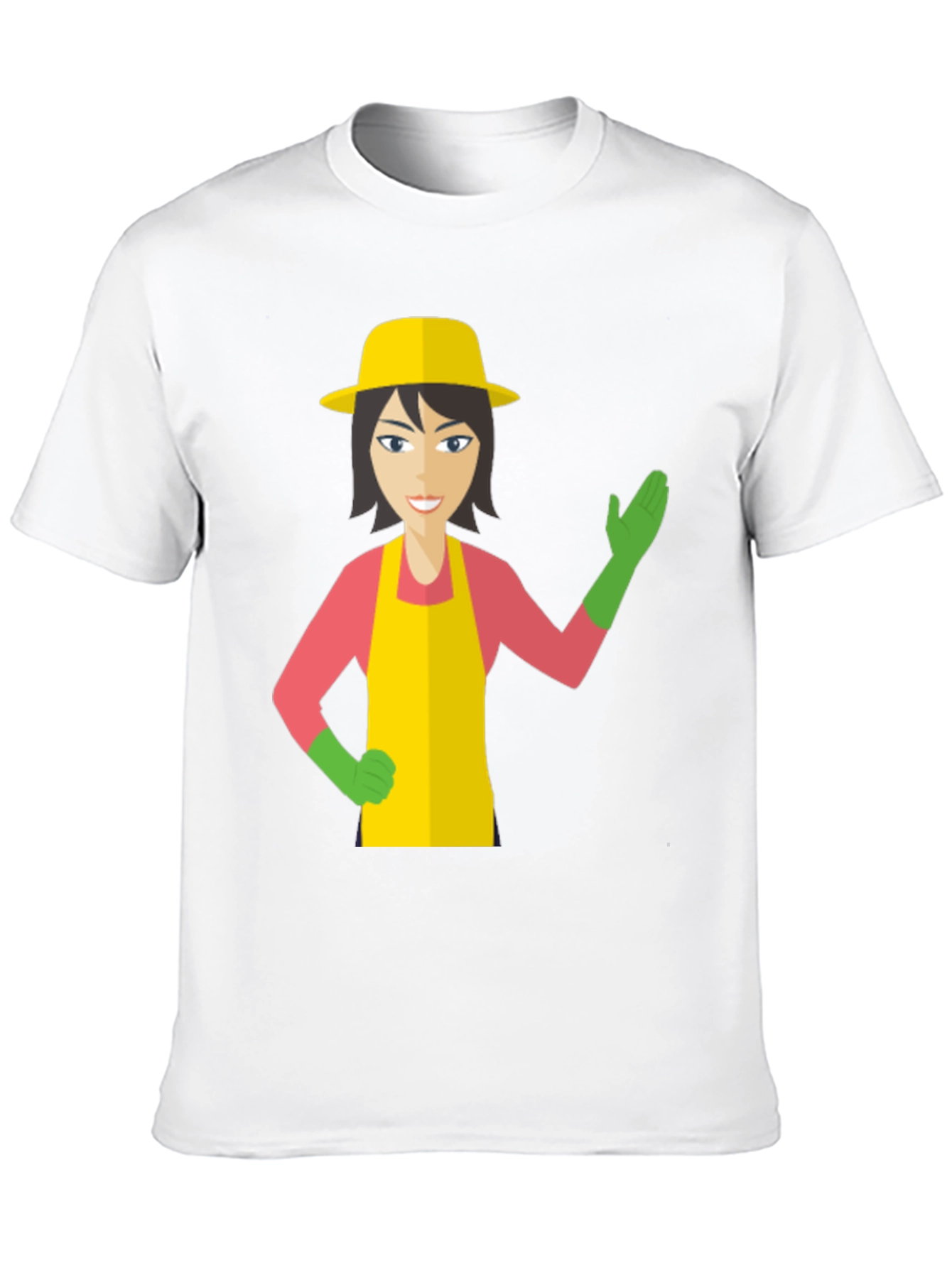 Gardener Graphic Tee - Unique Cartoon Design