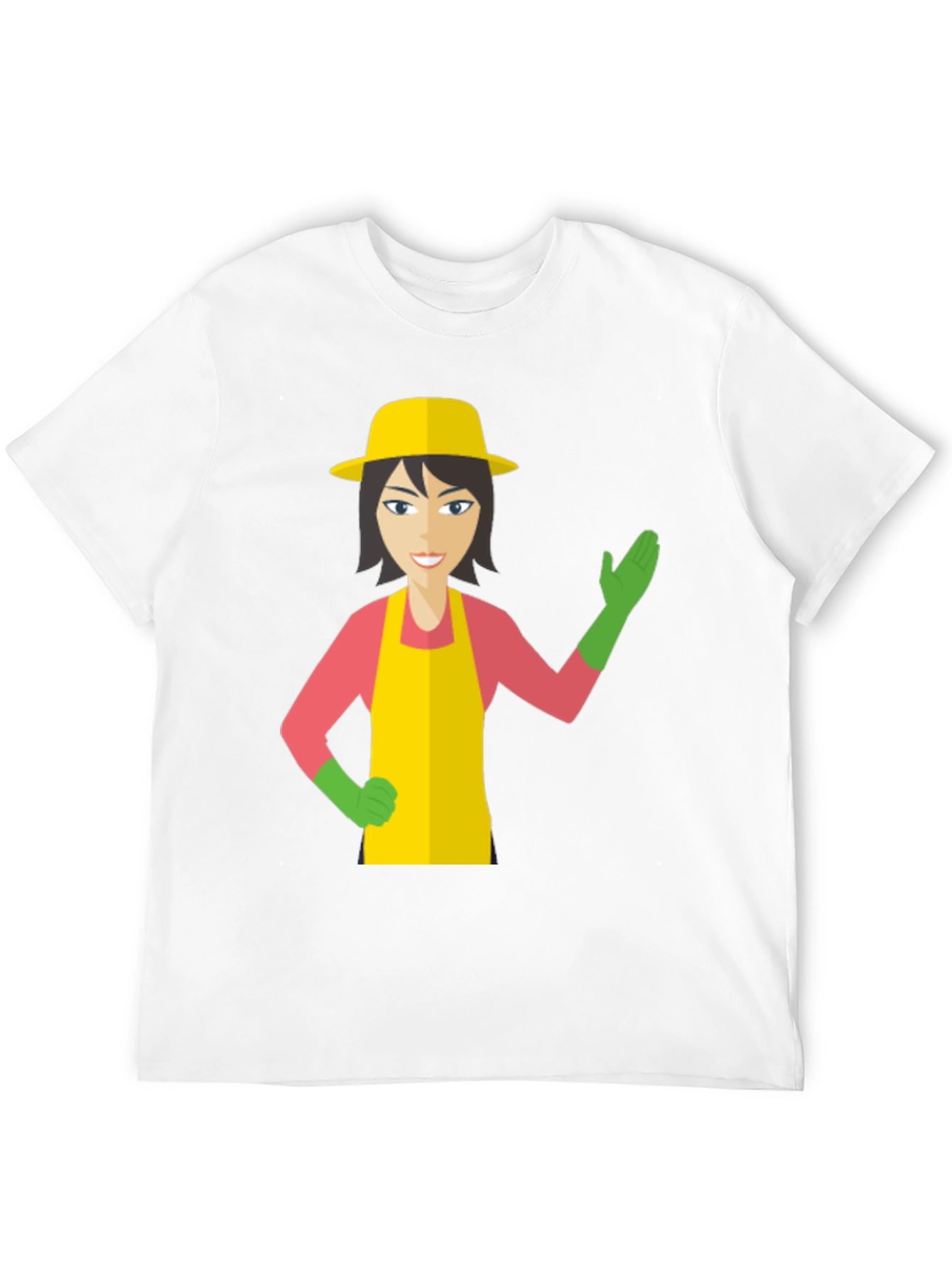 Gardener Graphic Tee - Unique Cartoon Design