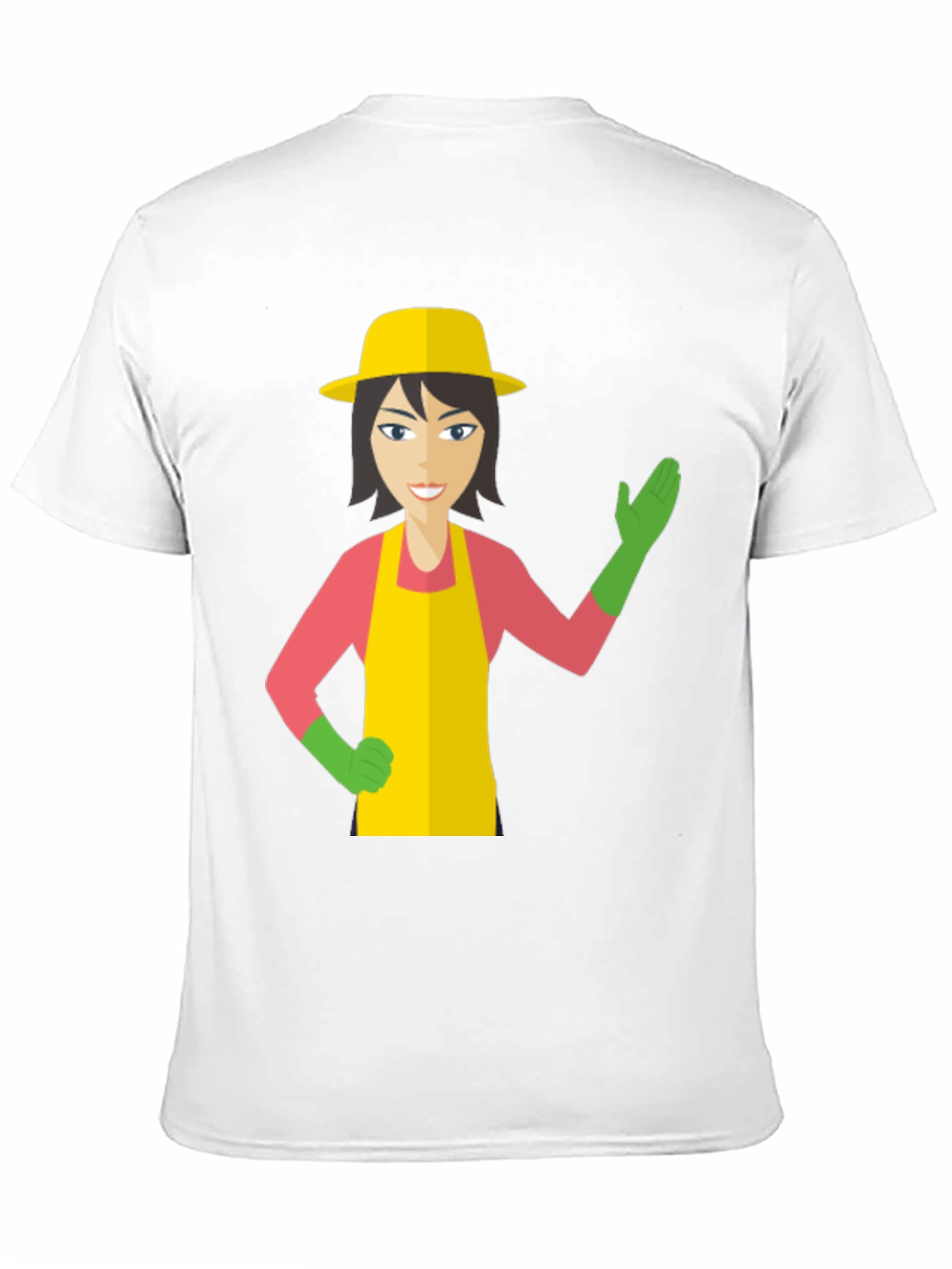 Gardener Graphic Tee - Unique Cartoon Design