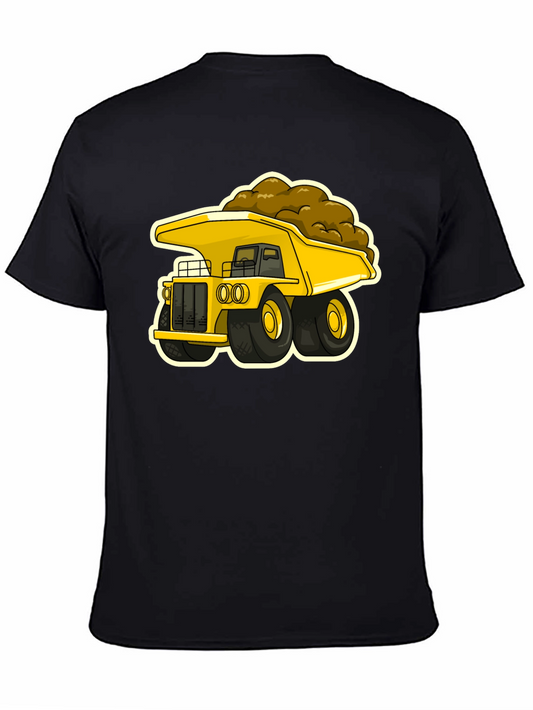 Cartoon Dump Truck Graphic Tee