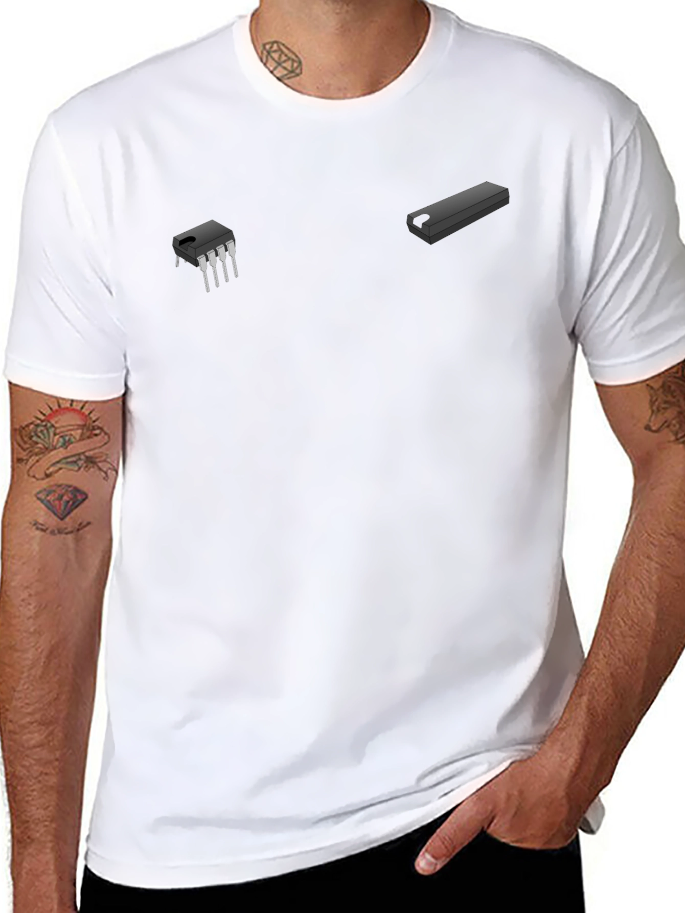Tech Circuit T-Shirt - Modern Geek Style