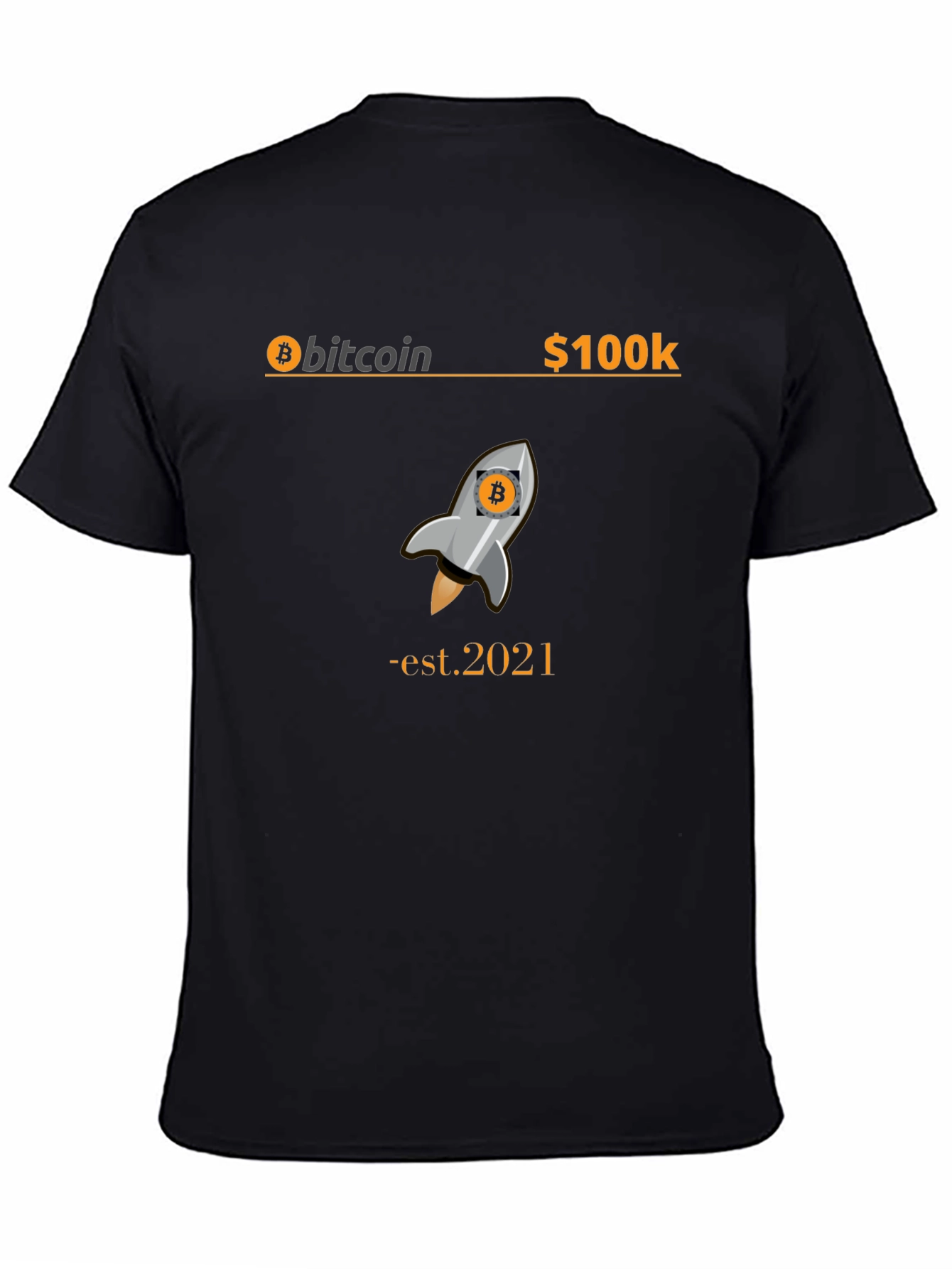 Bitcoin Rocket T-Shirt - Est. 2021