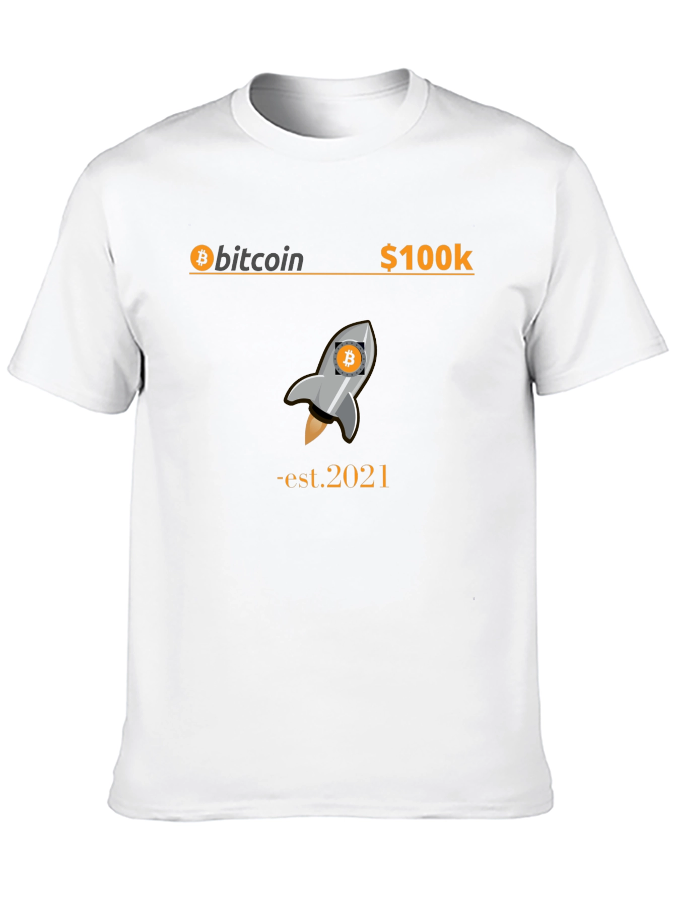 Bitcoin Rocket T-Shirt - Est. 2021