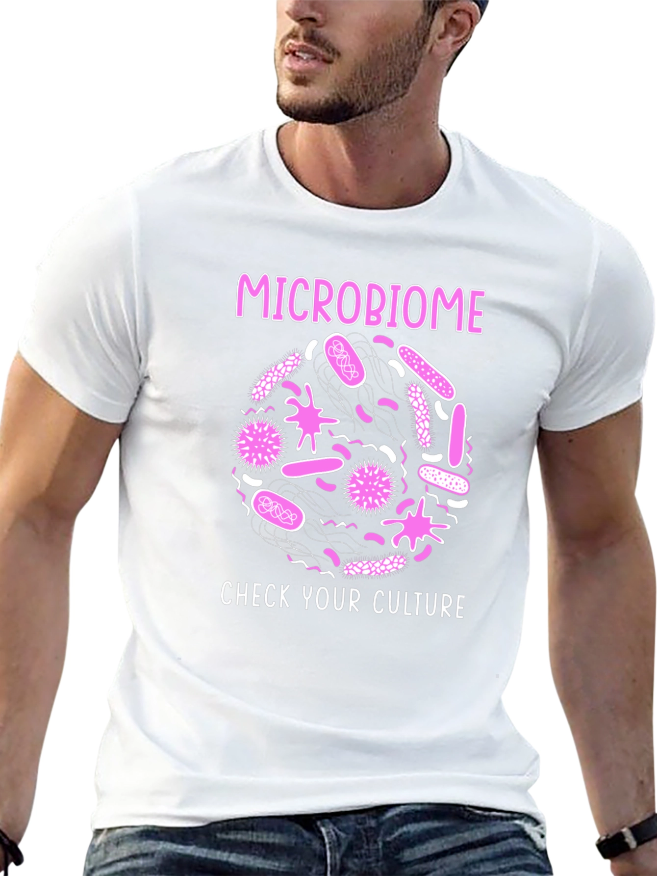 Microbiome Check Your Culture Graphic T-Shirt