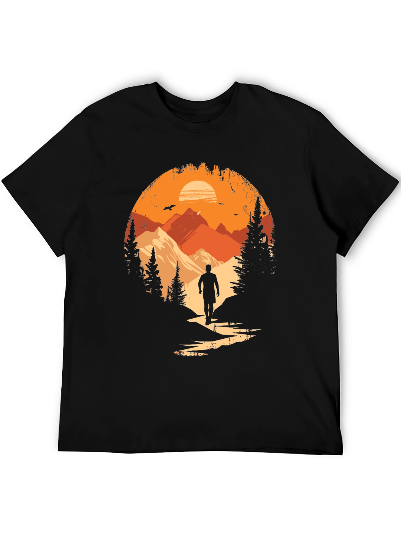 Nature Explorer Black Graphic Tee