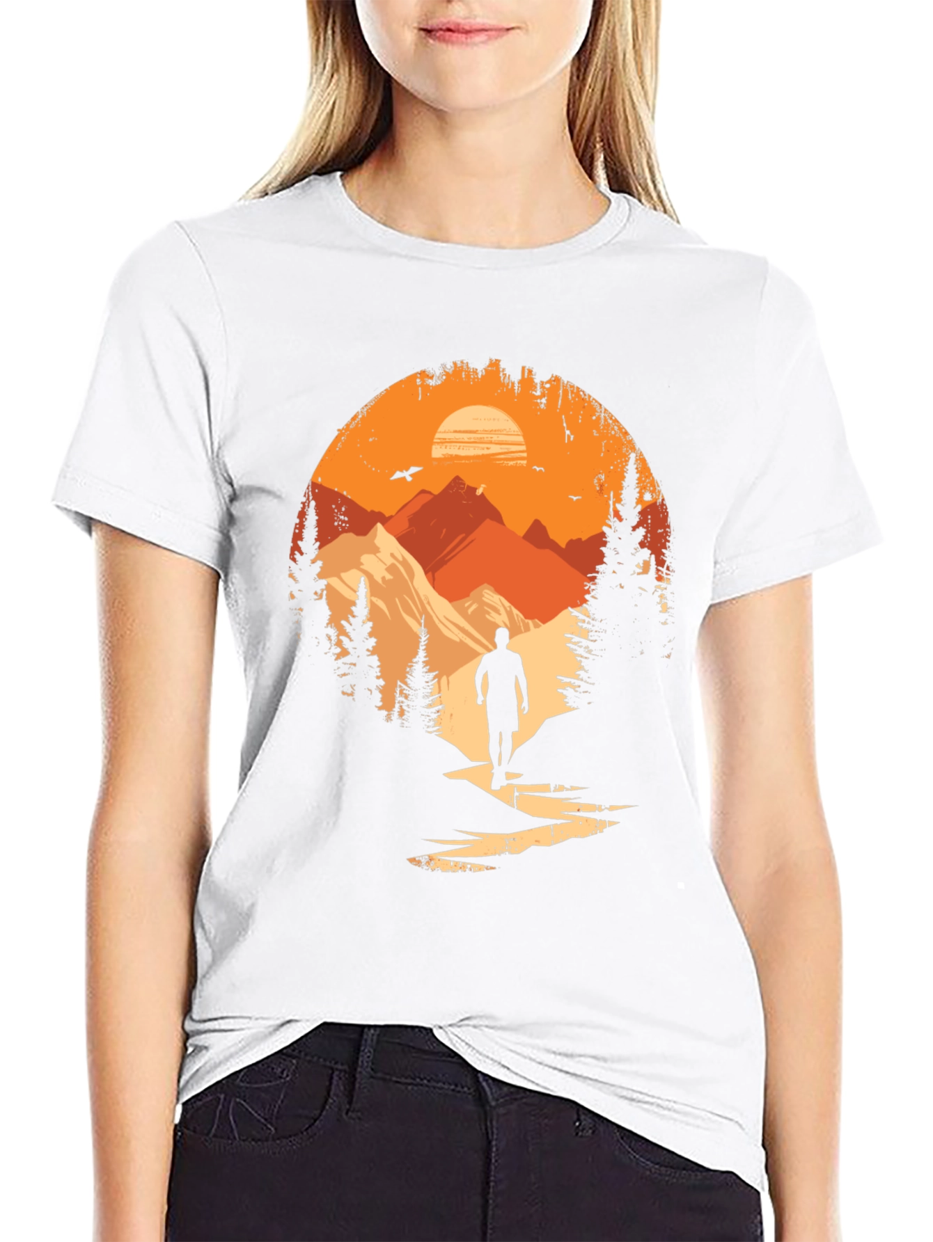 Nature Explorer Black Graphic Tee