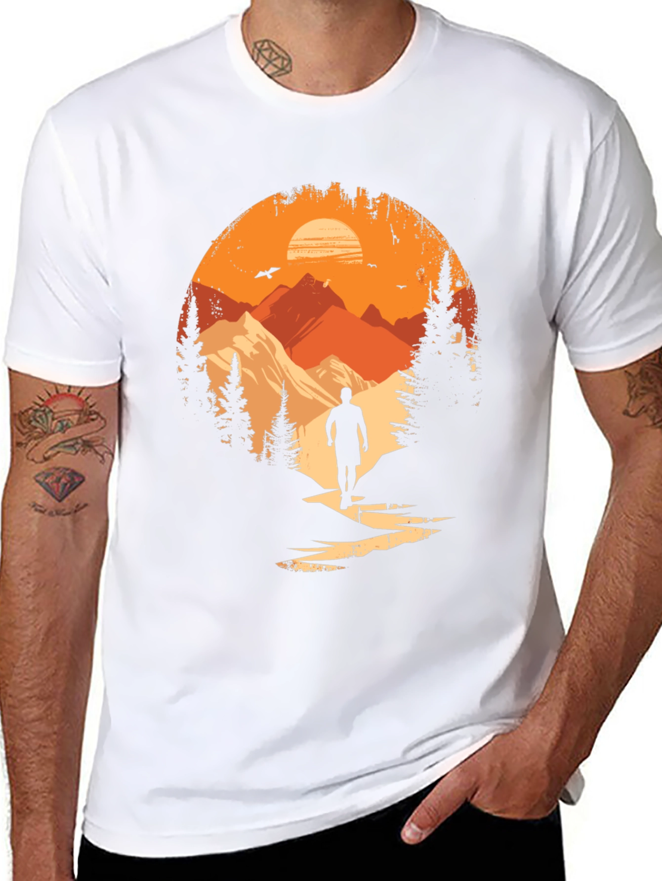 Nature Explorer Black Graphic Tee