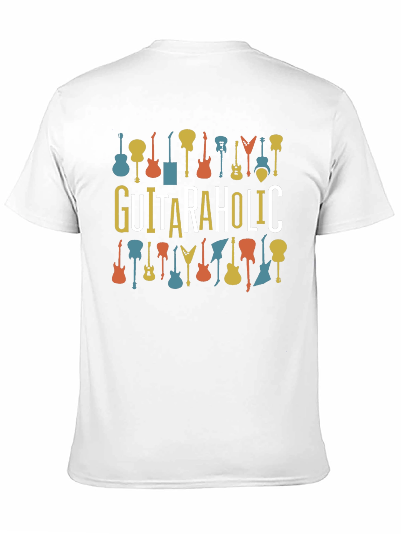 Guitaraholic Graphic Tee - Music Lovers T-Shirt