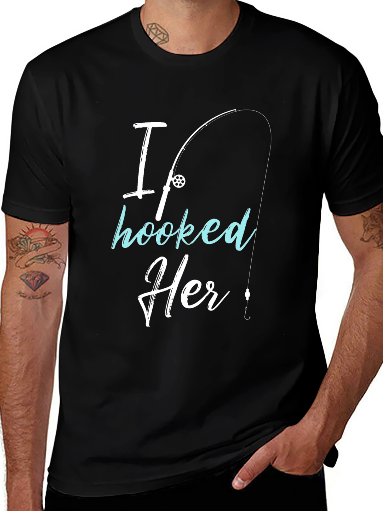 If I Hooked Her T-Shirt Fishing Couple Matching