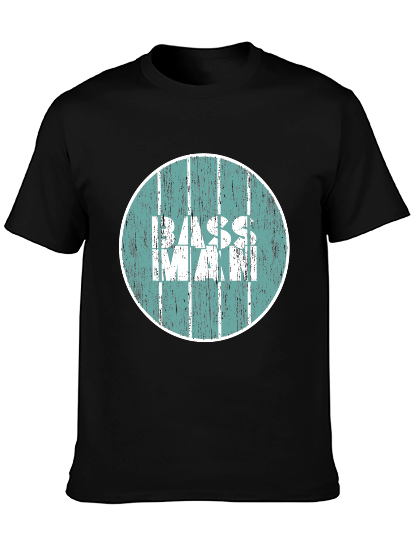 Bass Man Graphic Tee - Retro Style
